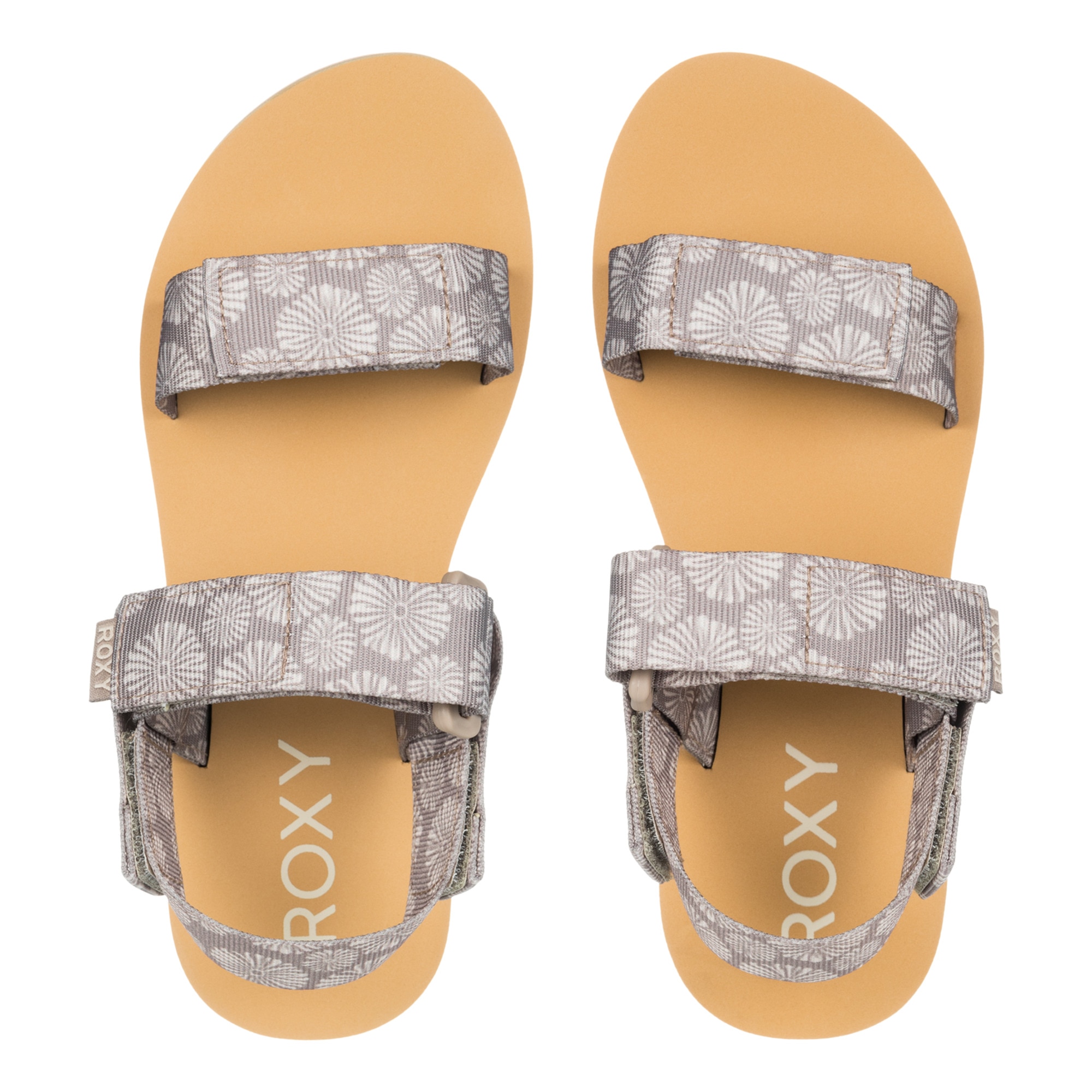 Sandalias de mujer ROXY Cage Roxy - Negro Marrón-3