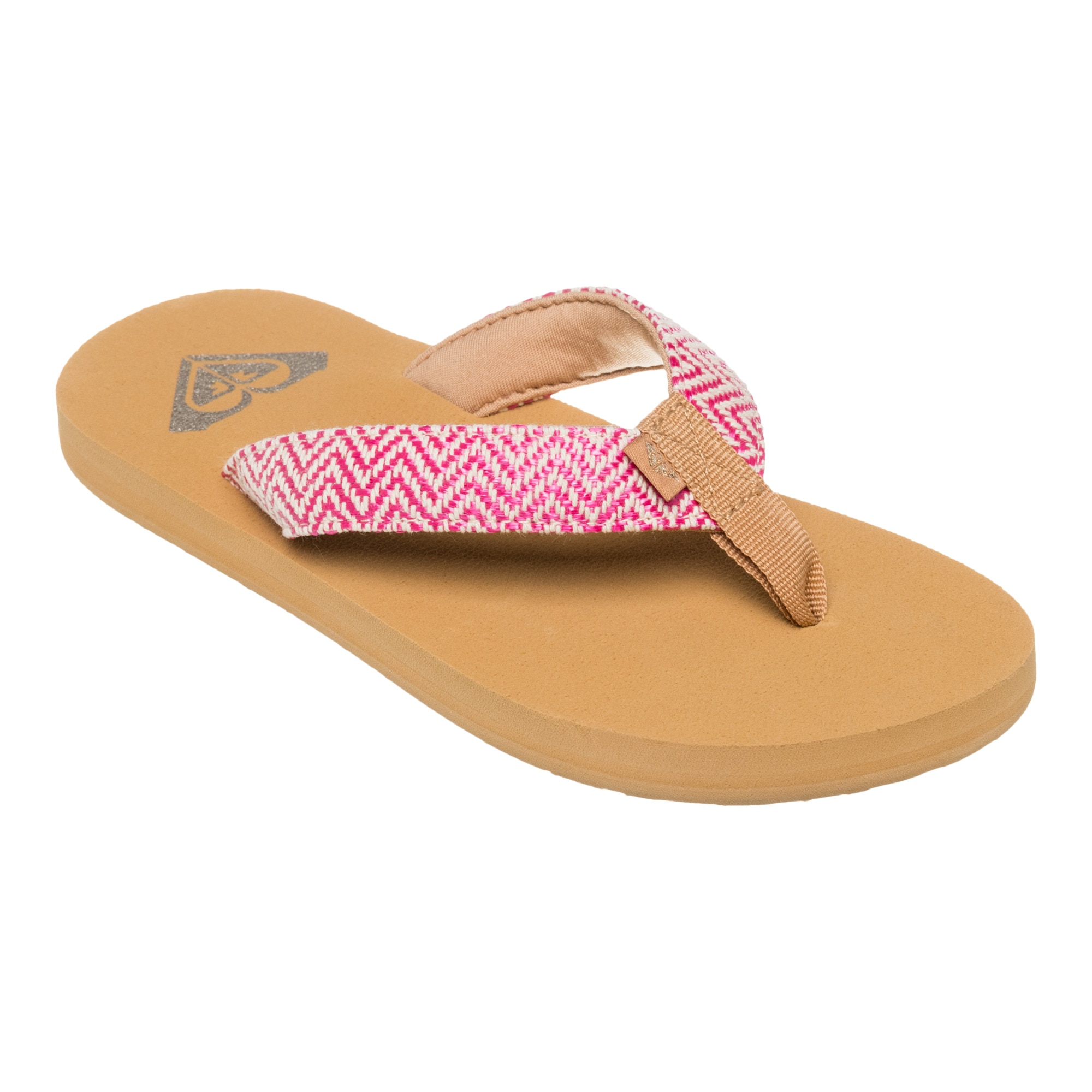 Chanclas de niños Porto Raffia Roxy - Rojo Rojo-1