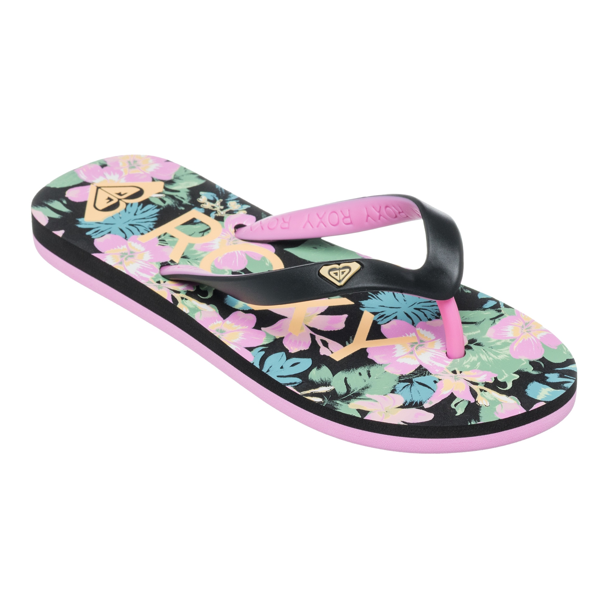 Roxy Chanclas de niños Tahiti Negro