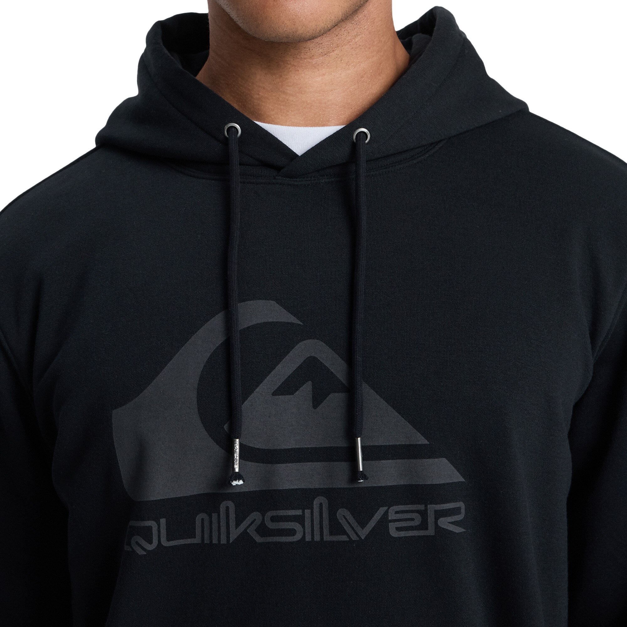 Sudadera de hombre Comp Logo Quiksilver - Negro Negro-4