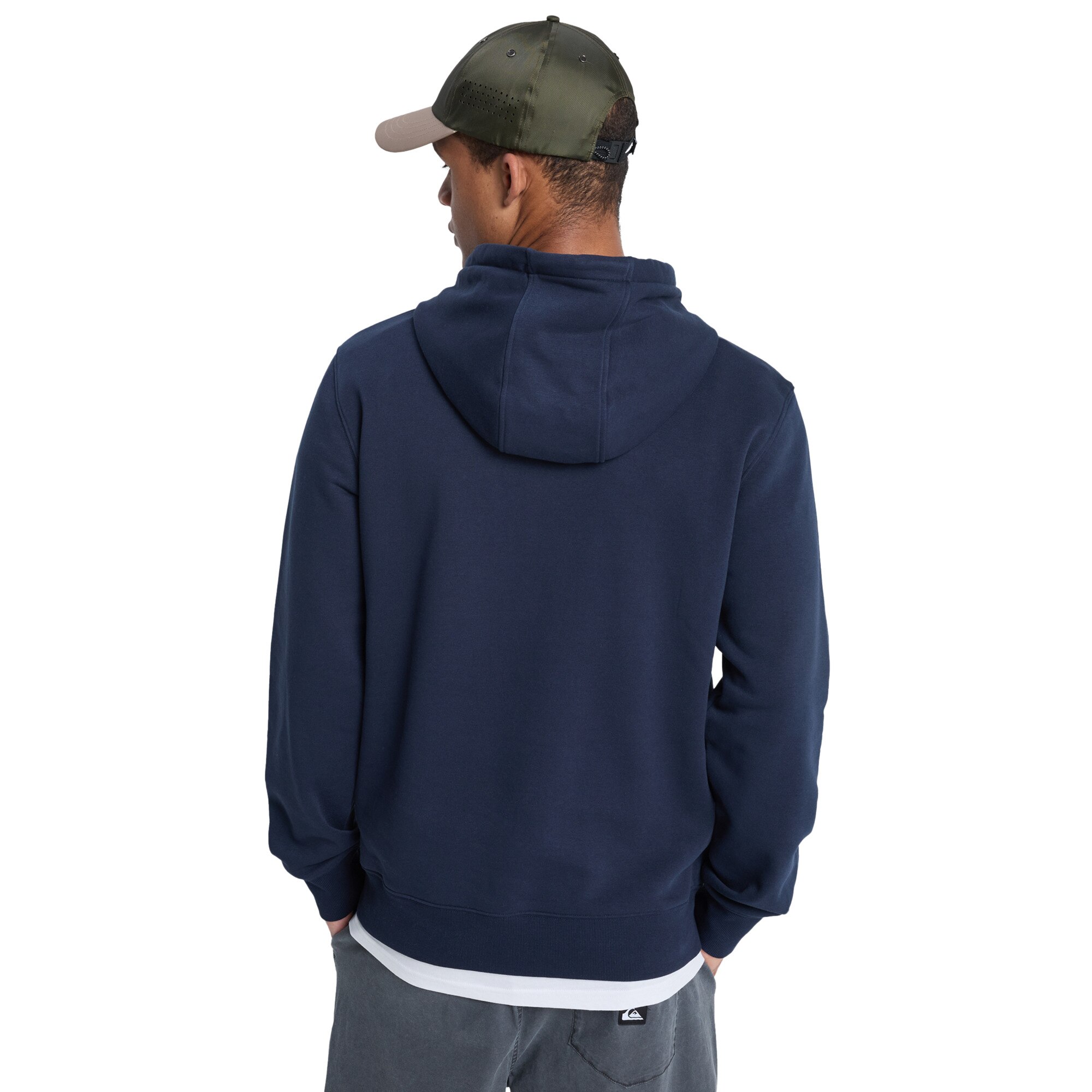 Sudadera de hombre Comp Logo Quiksilver - Azul marino Azul marino-2