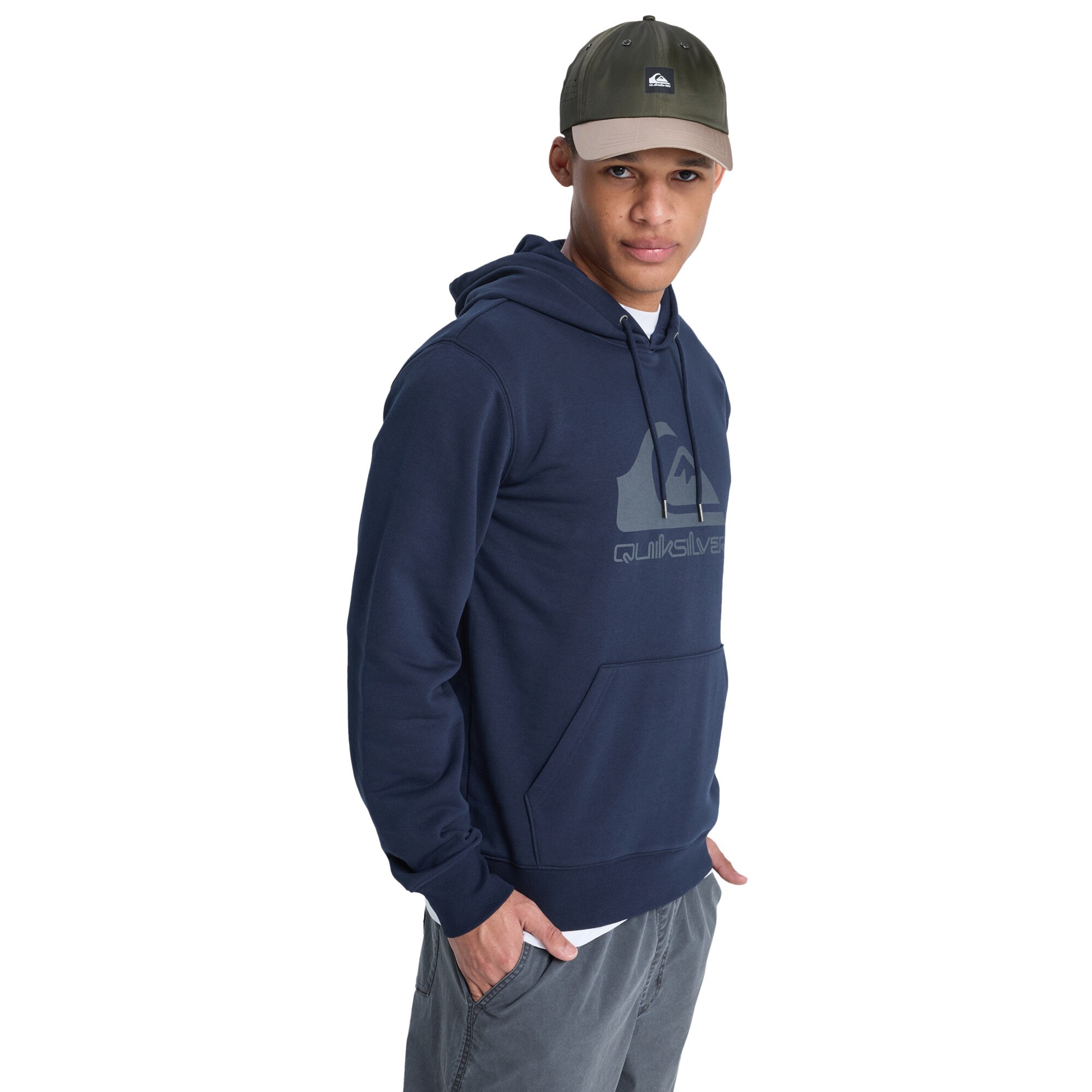 Sudadera de hombre Comp Logo Quiksilver - Azul marino Azul marino-3