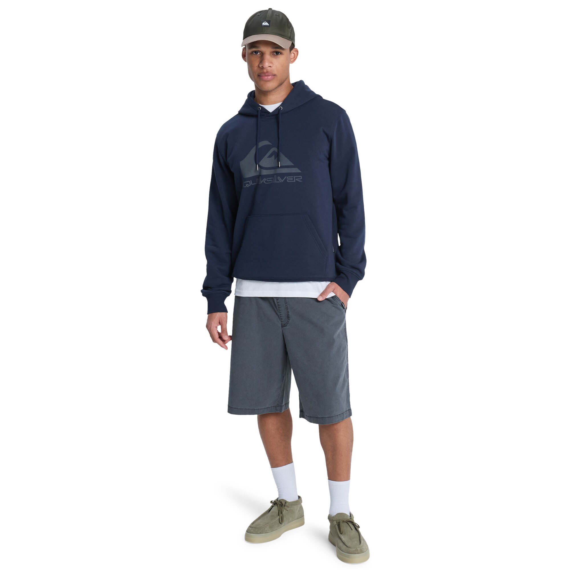 Sudadera de hombre Comp Logo Quiksilver - Azul marino Azul marino-5