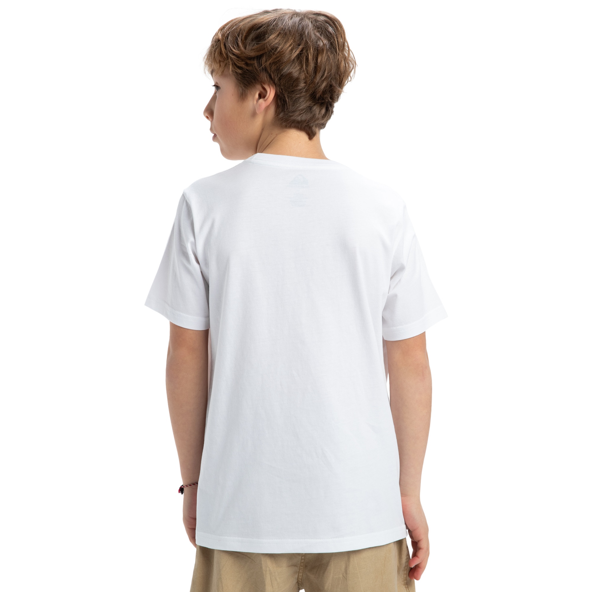 Imagen 2 de Camiseta de niños Ev Typed Out Quiksilver - Blanco Blanco
