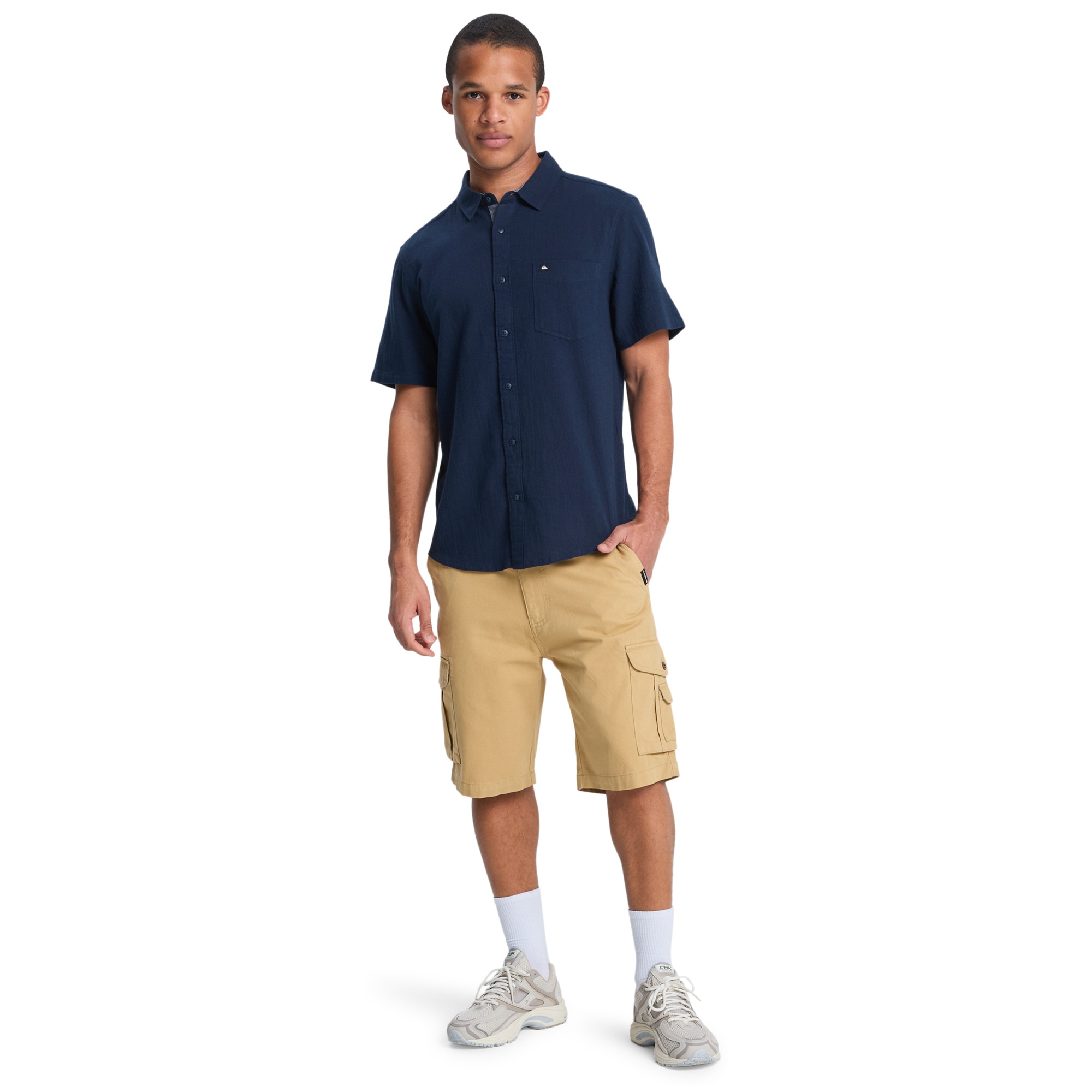 Imagen 5 de Short cargo para hombre Crucial Battle Cargo Quiksilver - Marrón Marrón
