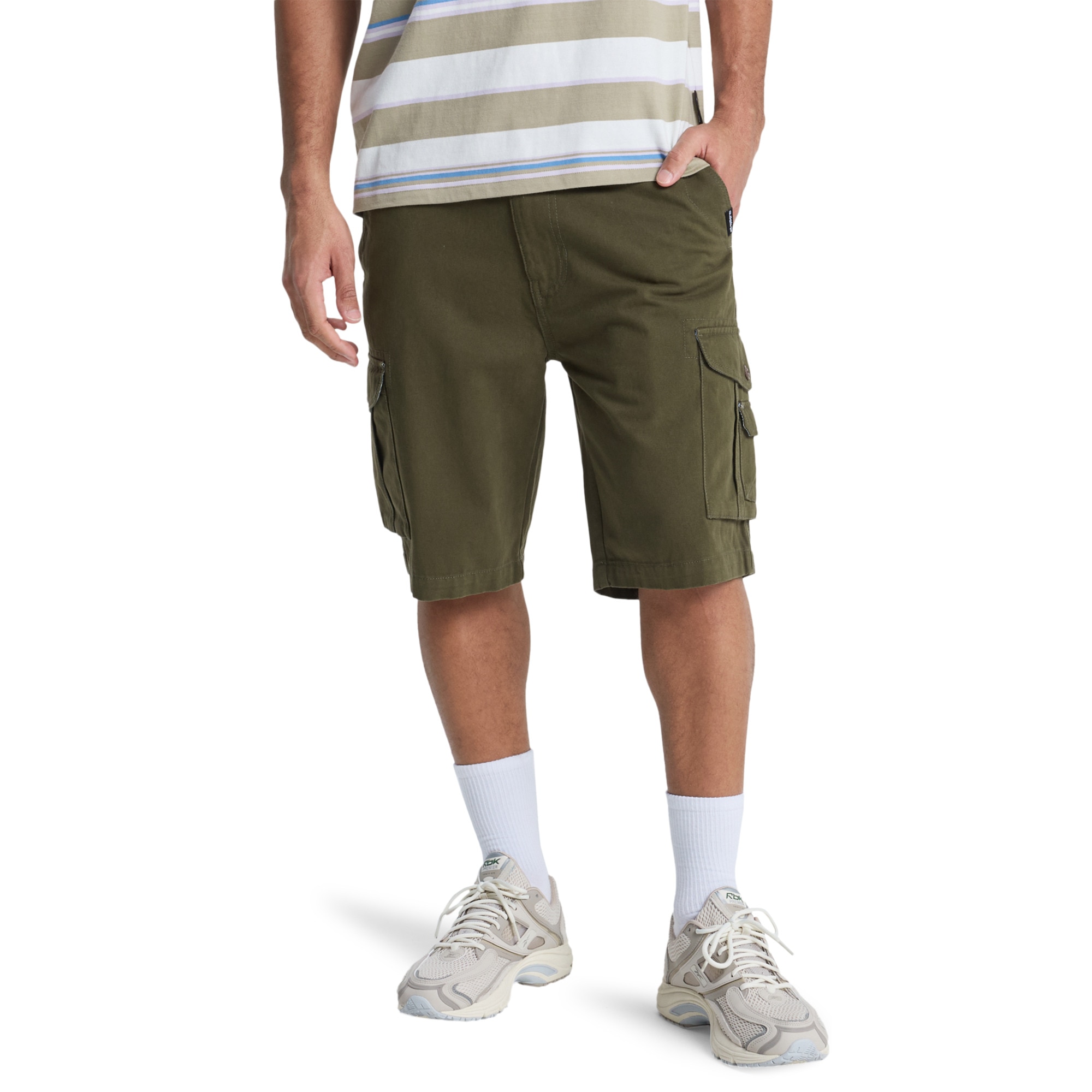 Imagen 1 de Short cargo para hombre Crucial Battle Cargo Quiksilver - Kaki Kaki