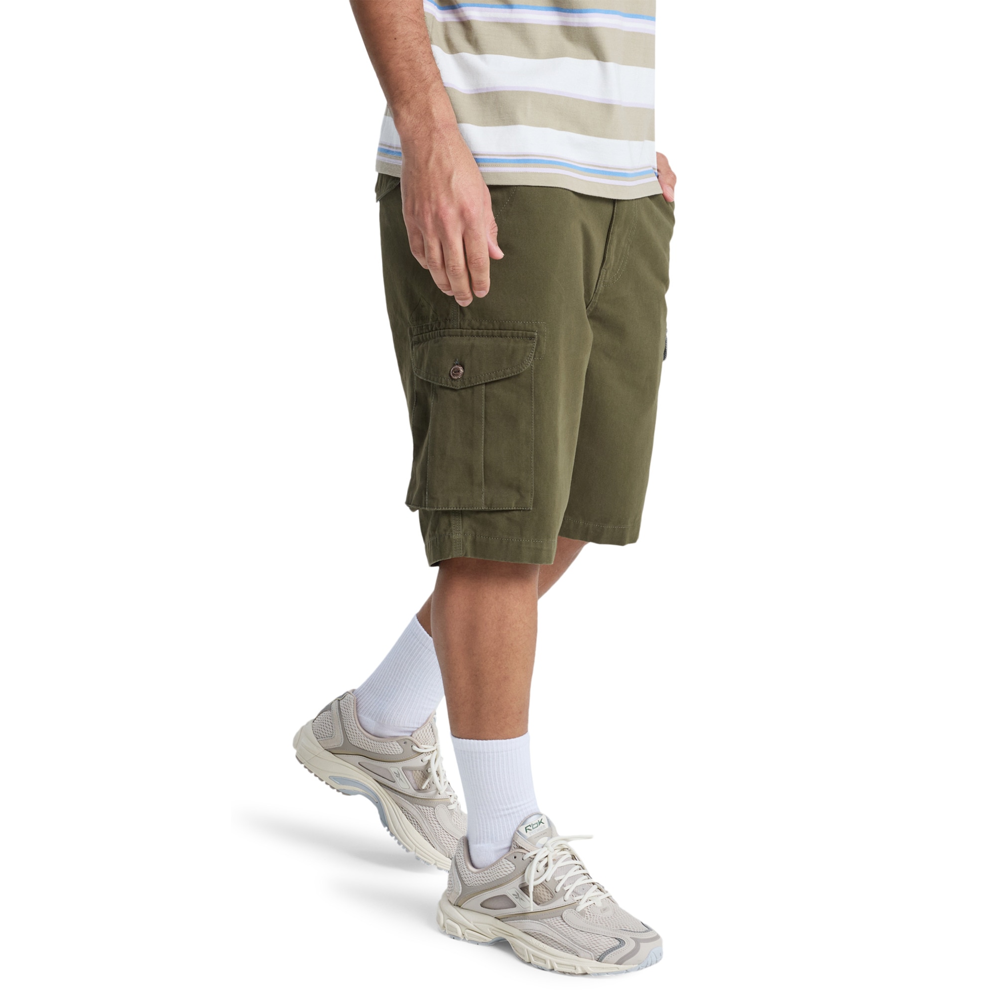 Imagen 3 de Short cargo para hombre Crucial Battle Cargo Quiksilver - Kaki Kaki