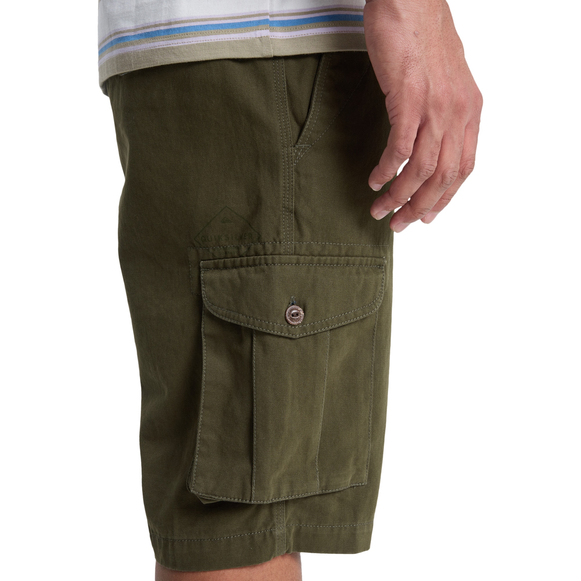 Imagen 6 de Short cargo para hombre Crucial Battle Cargo Quiksilver - Kaki Kaki