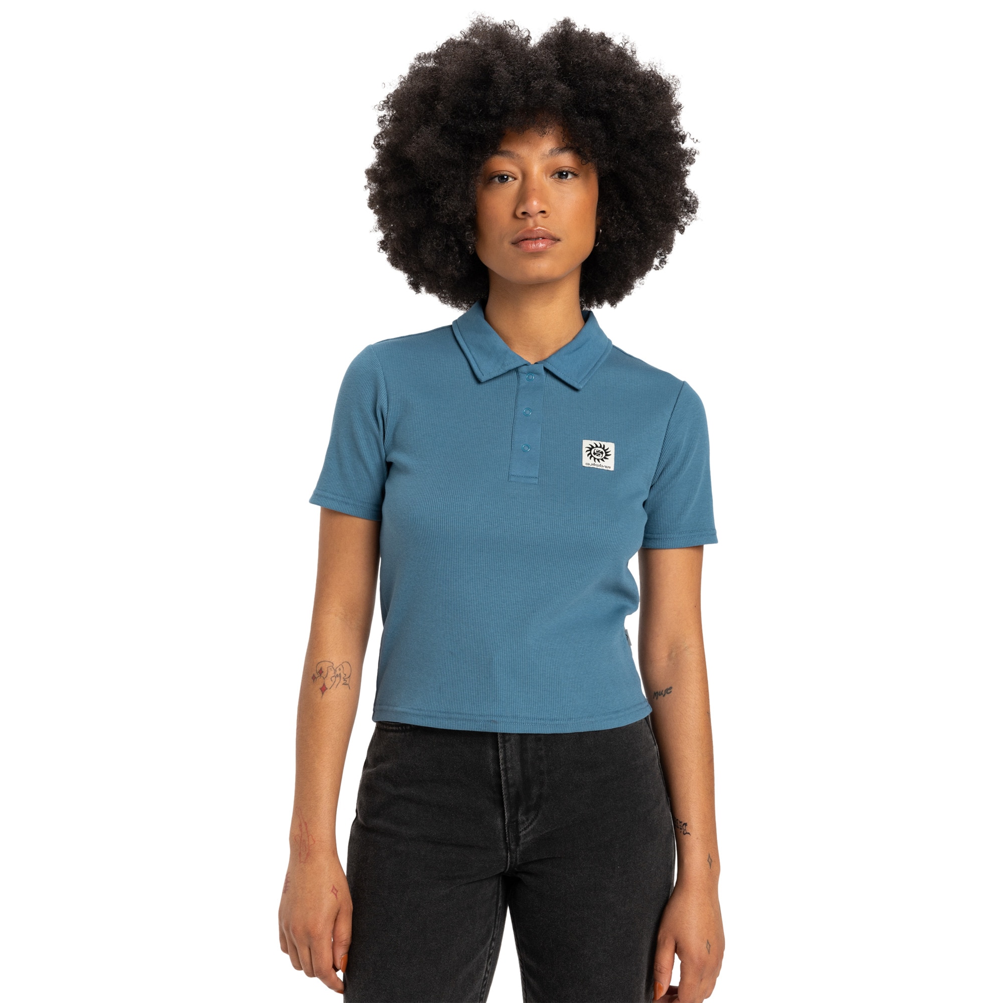Imagen 0 de Camiseta de mujer Nightcall Polo Quiksilver Azul