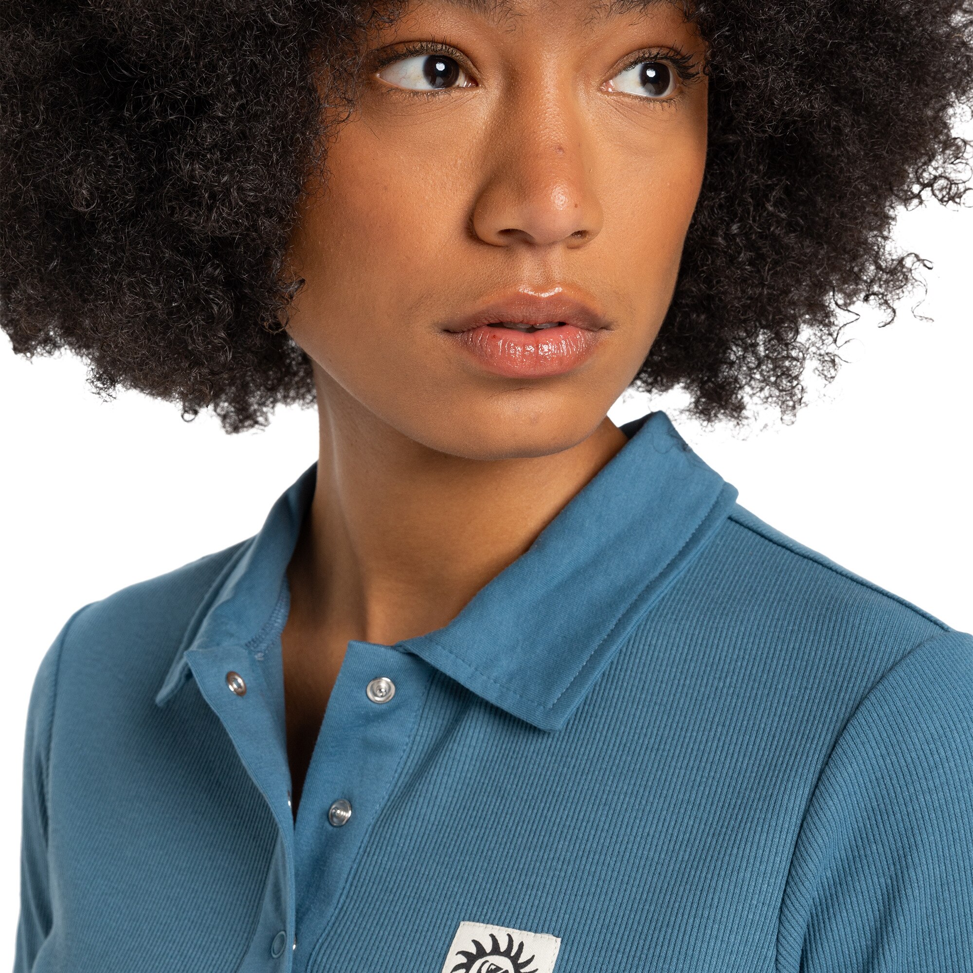 Camiseta de mujer Nightcall Polo Quiksilver - Azul Azul-4