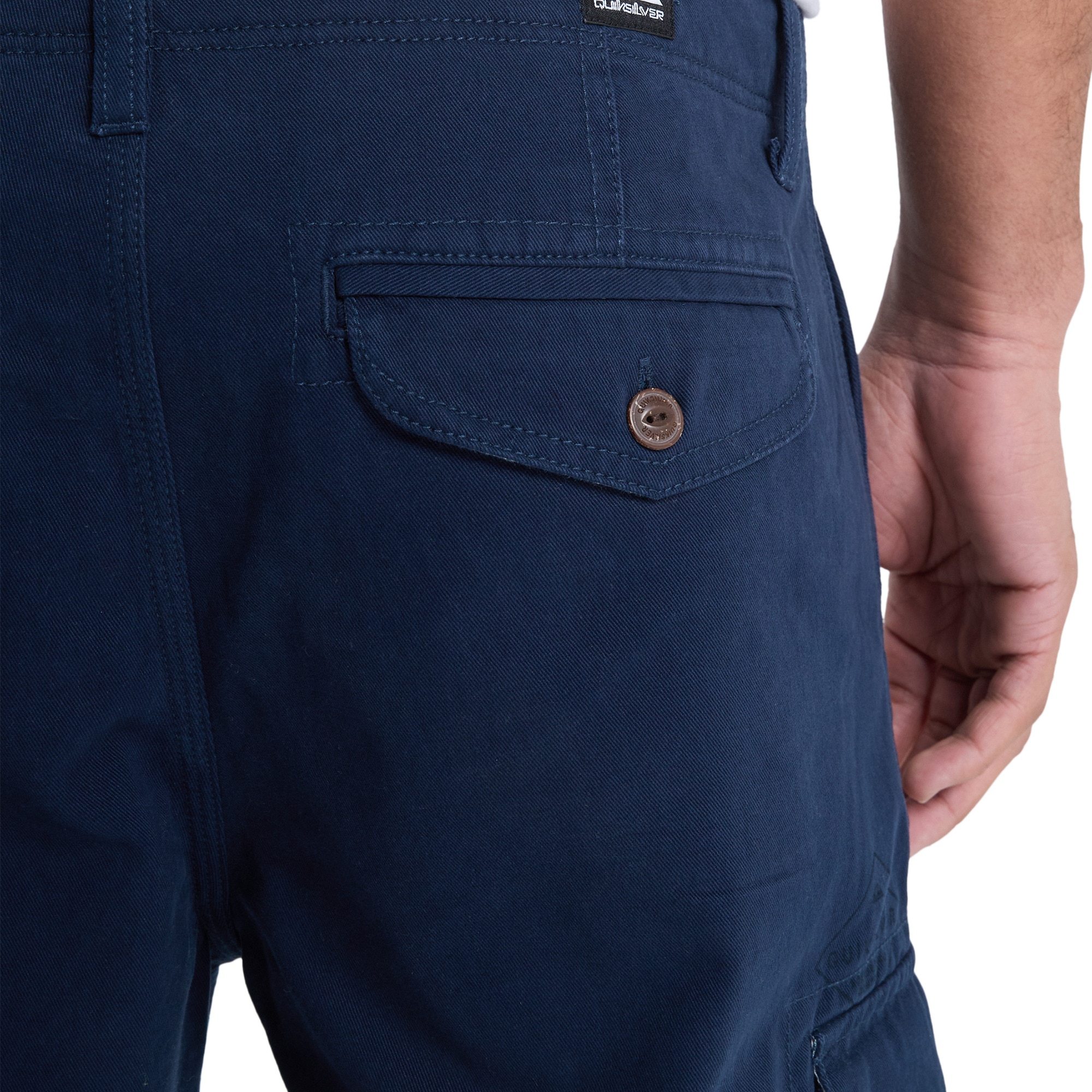 Imagen 6 de Short cargo para hombre Crucial Battle Cargo Quiksilver - Azul Azul