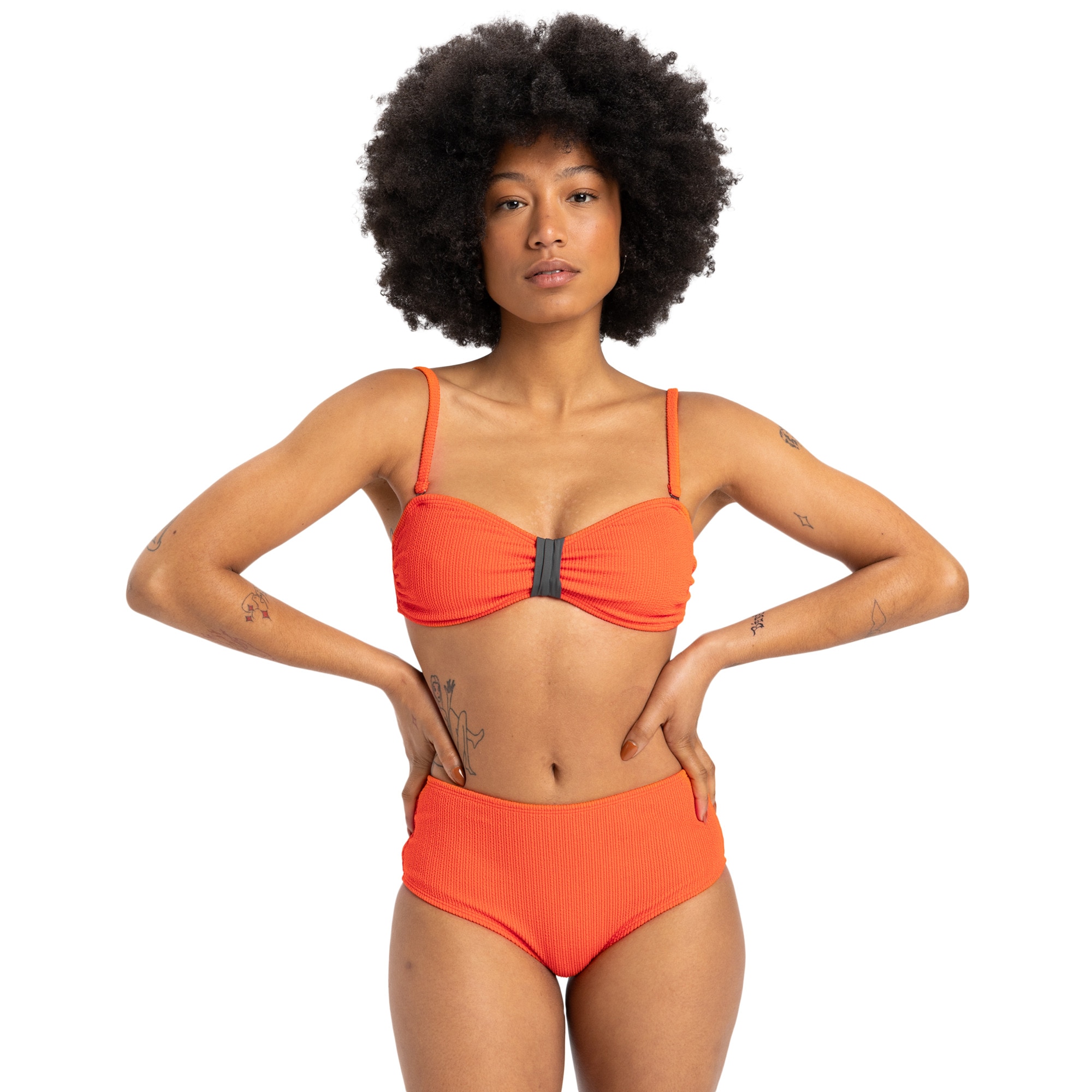 Imagen 1 de Braguita de bikini de cobertura completa de mujer Nadora Quiksilver Naranja