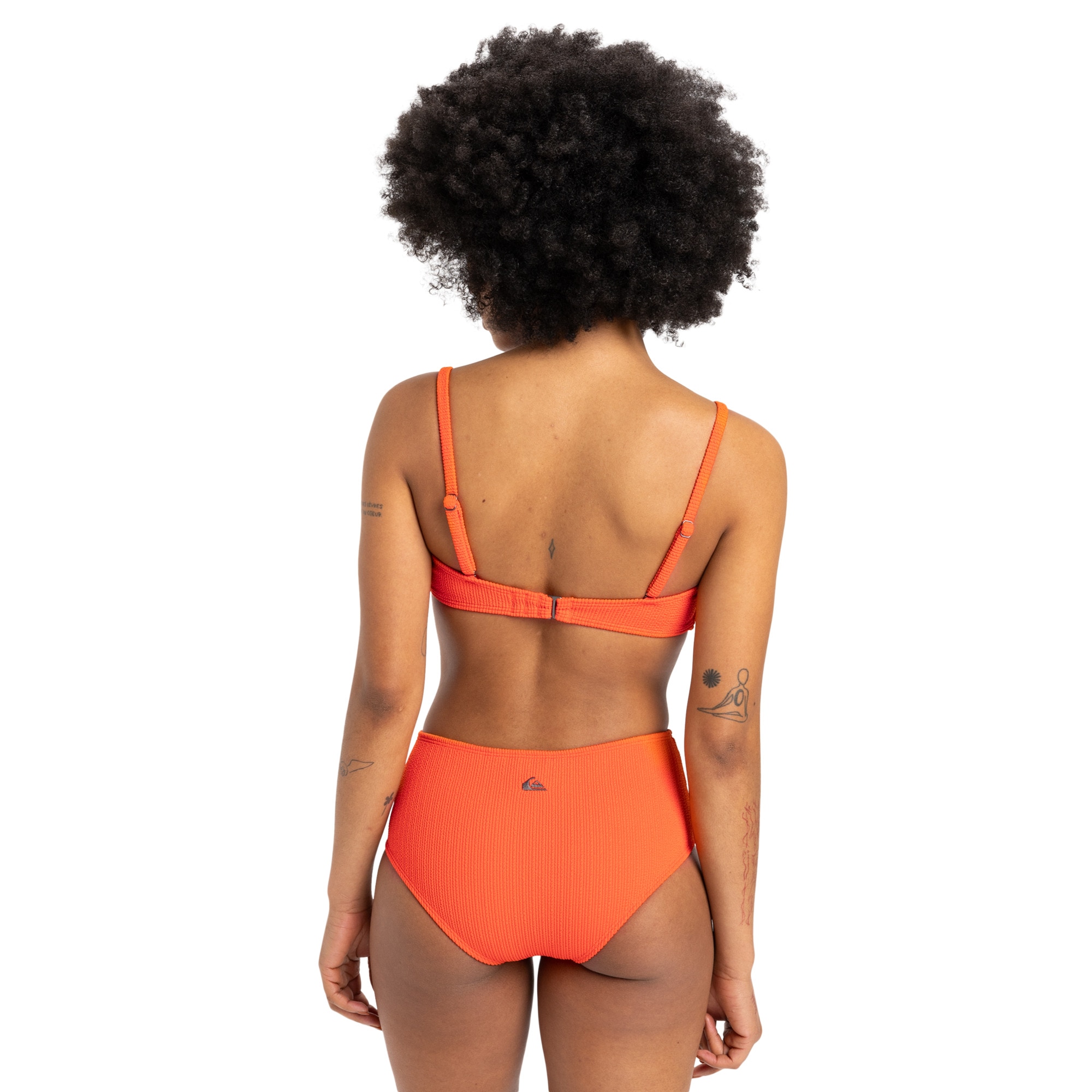 Imagen 2 de Braguita de bikini de cobertura completa de mujer Nadora Quiksilver - Naranja Naranja