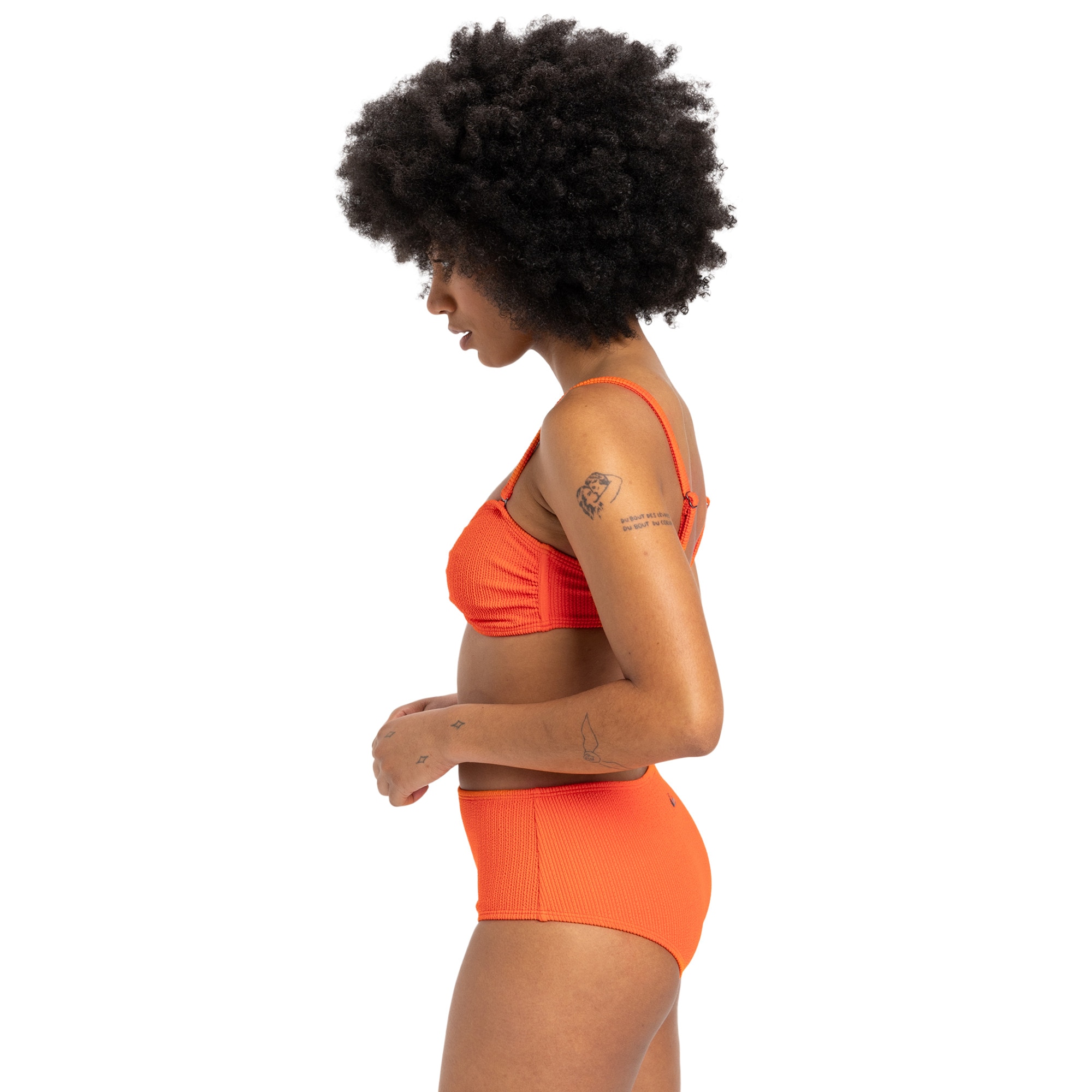 Imagen 3 de Braguita de bikini de cobertura completa de mujer Nadora Quiksilver - Naranja Naranja