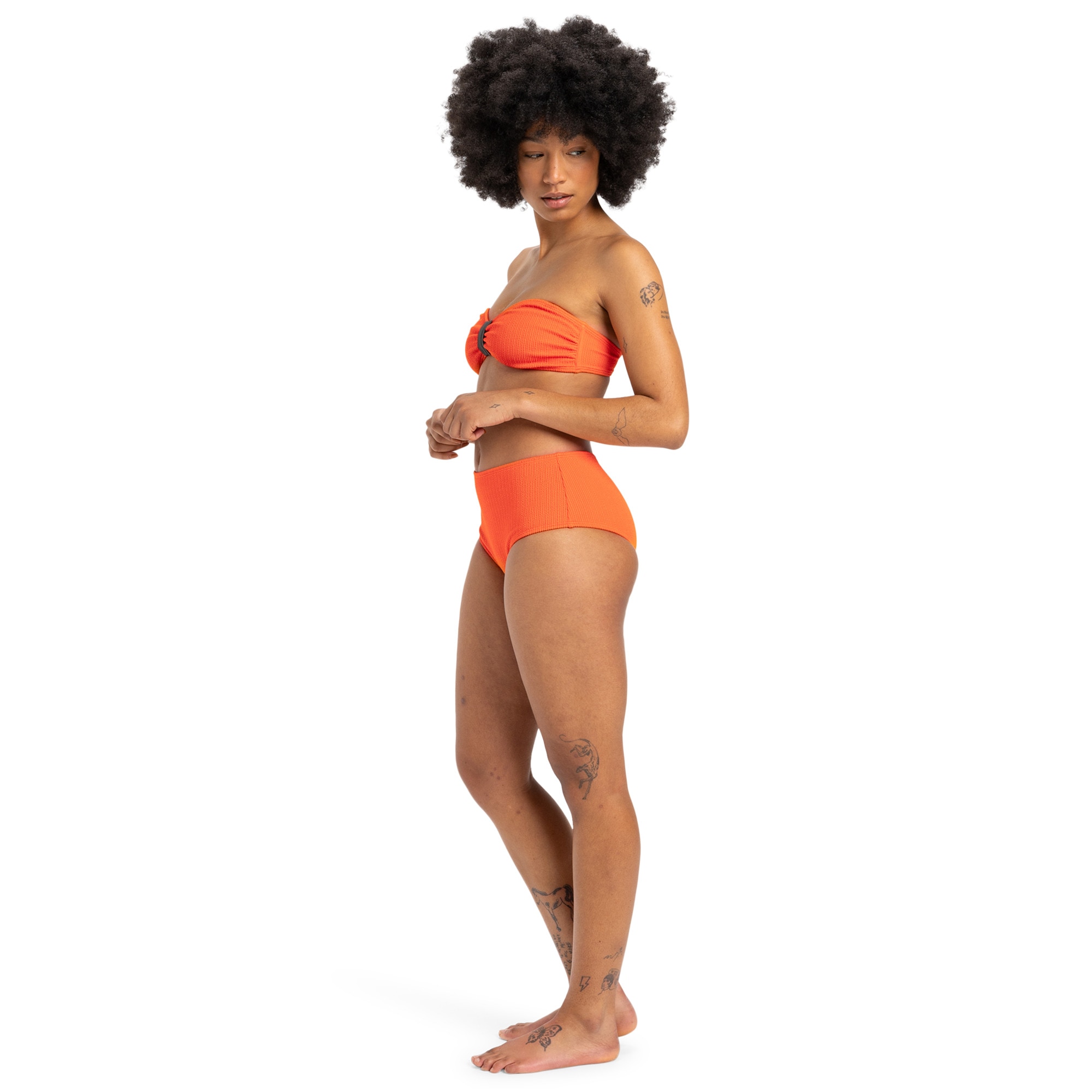 Imagen 4 de Braguita de bikini de cobertura completa de mujer Nadora Quiksilver - Naranja Naranja