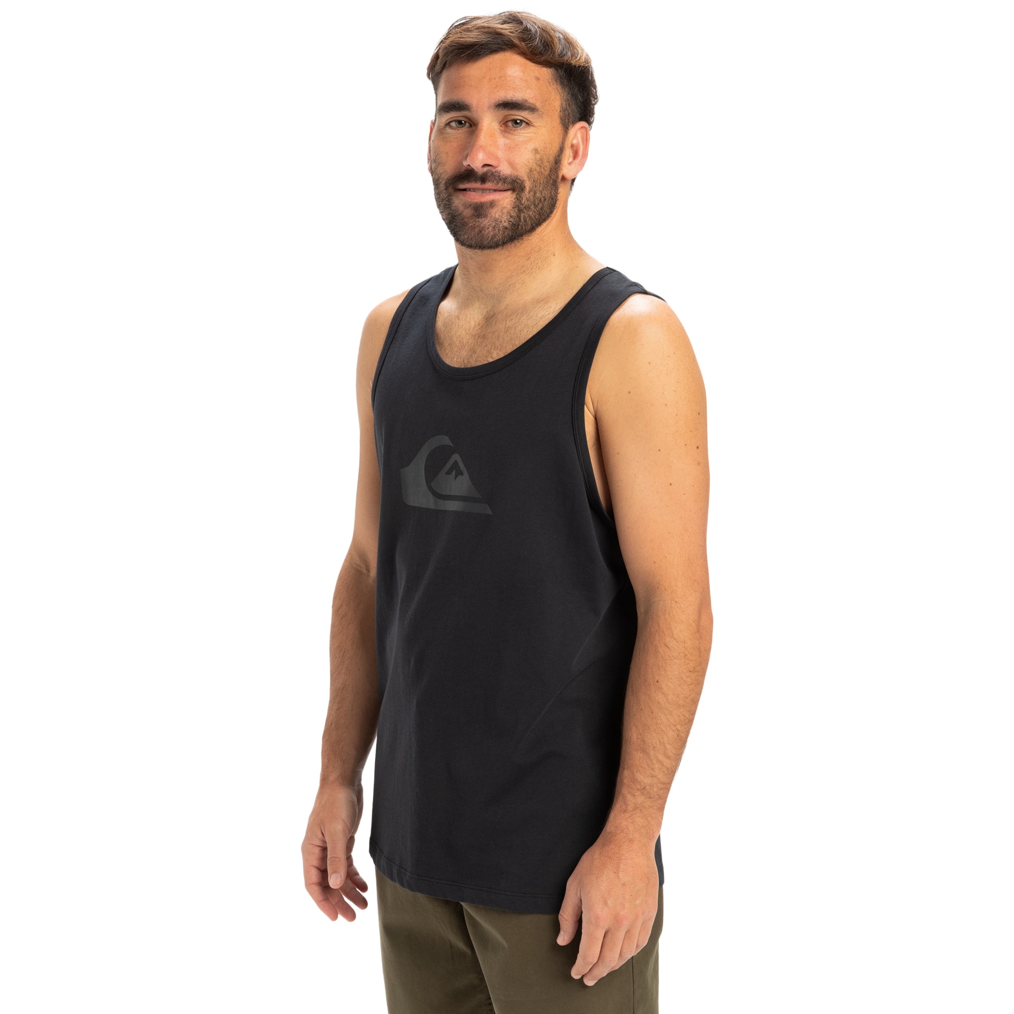 Camiseta de hombre EV Comp Logo Quiksilver - Negro Negro-3
