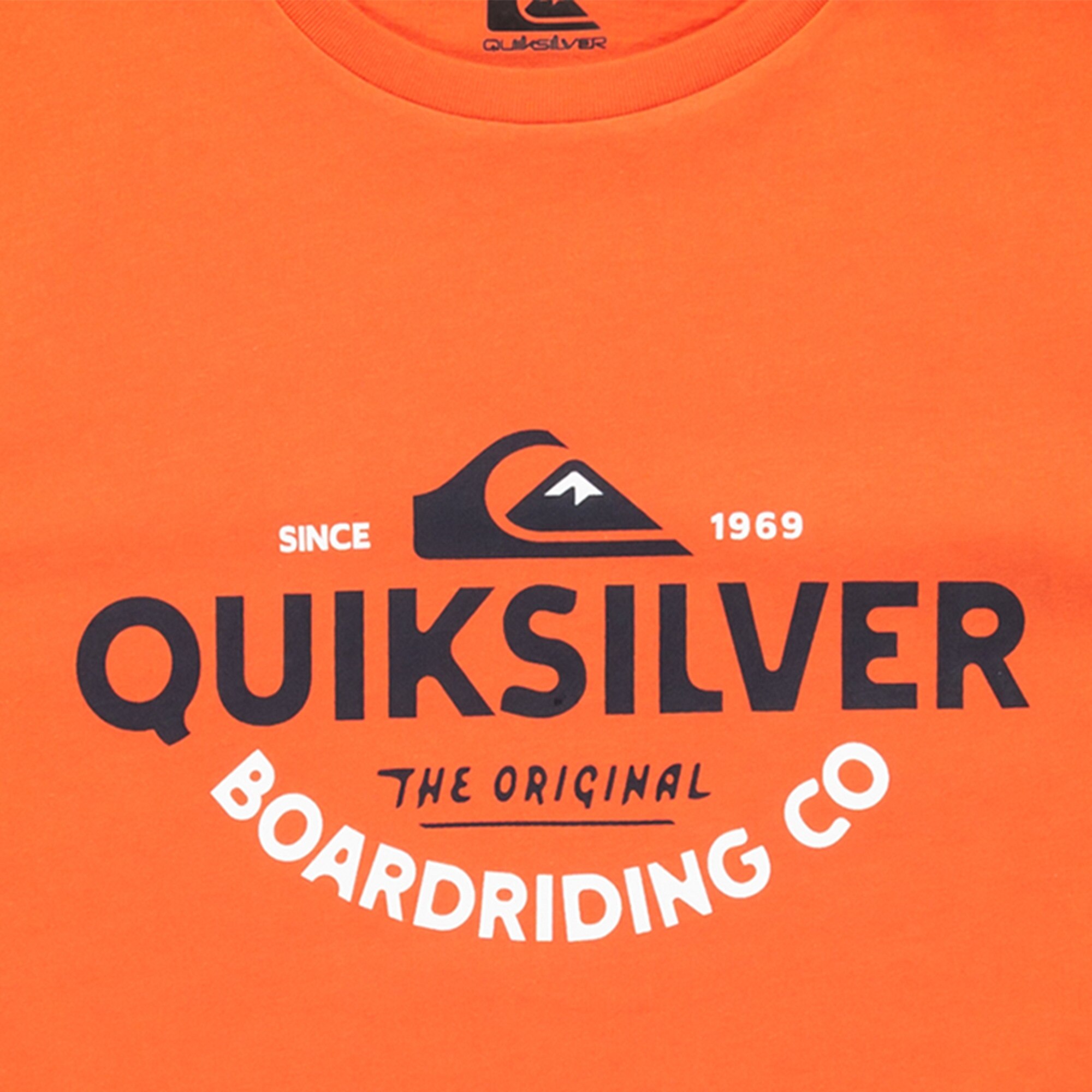 Imagen 3 de Camiseta de niños Ev Typed Out Quiksilver - Naranja Naranja