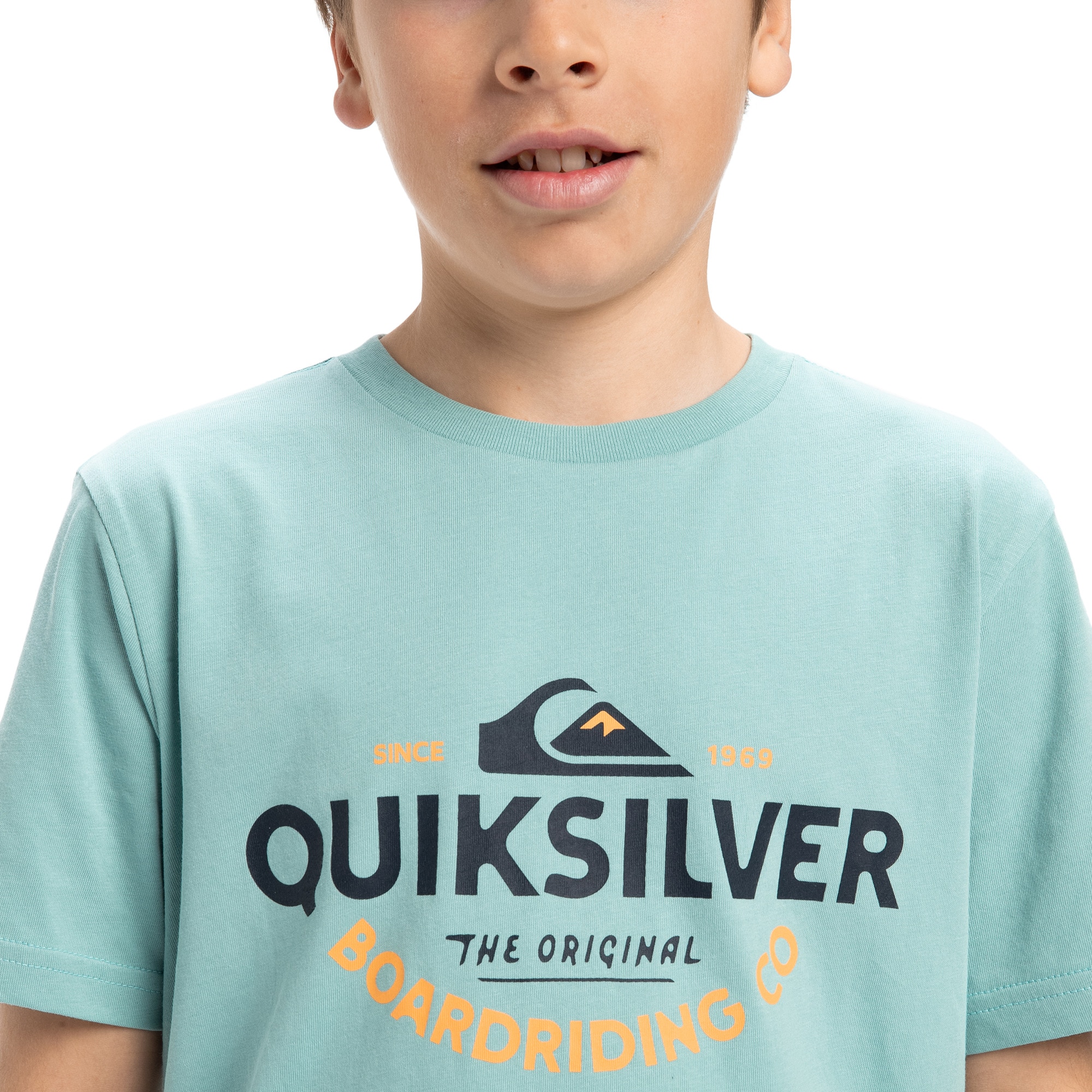 Imagen 3 de Camiseta de niños Ev Typed Out Quiksilver - Azul Azul