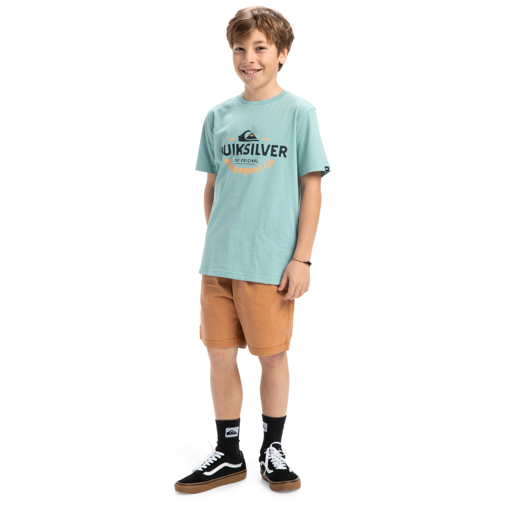 Imagen 4 de Camiseta de niños Ev Typed Out Quiksilver - Azul Azul