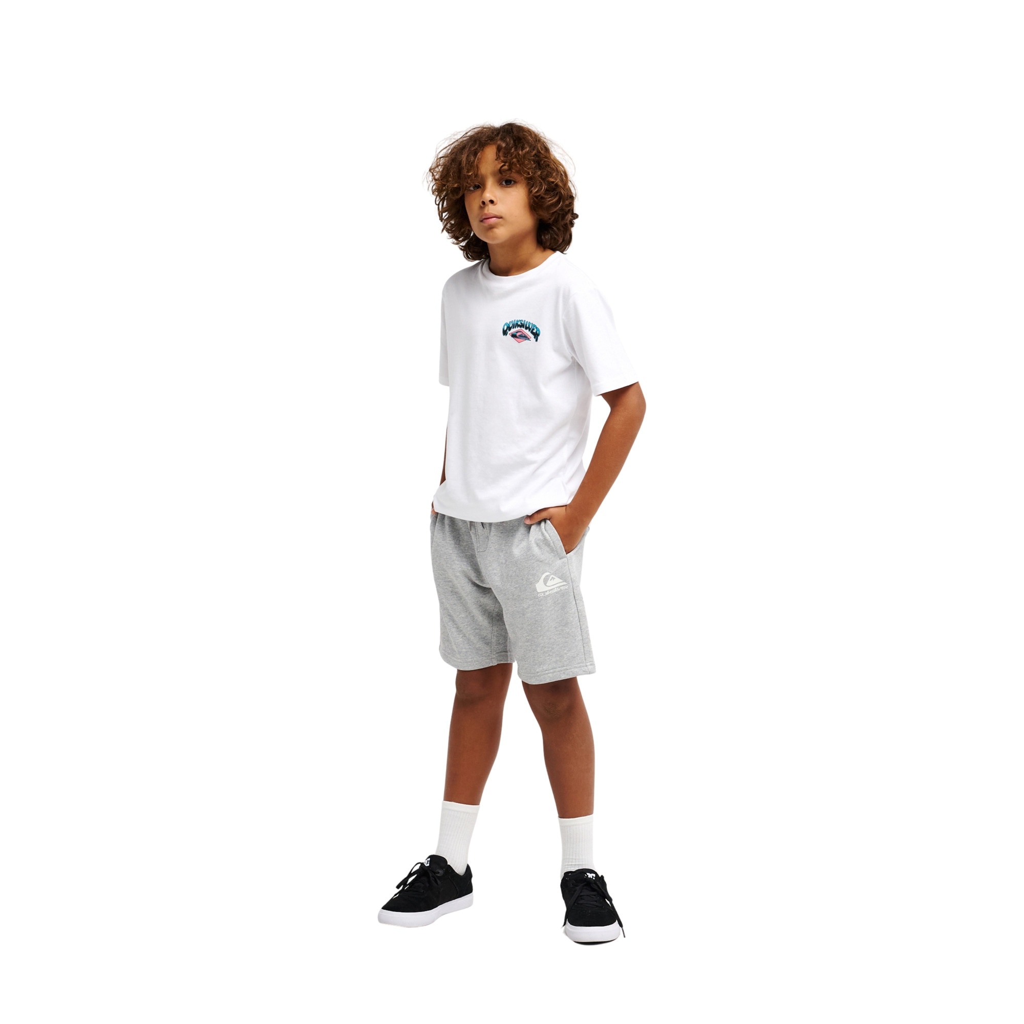 Pantalón corto de niños Easy Day Quiksilver - Gris Gris-5