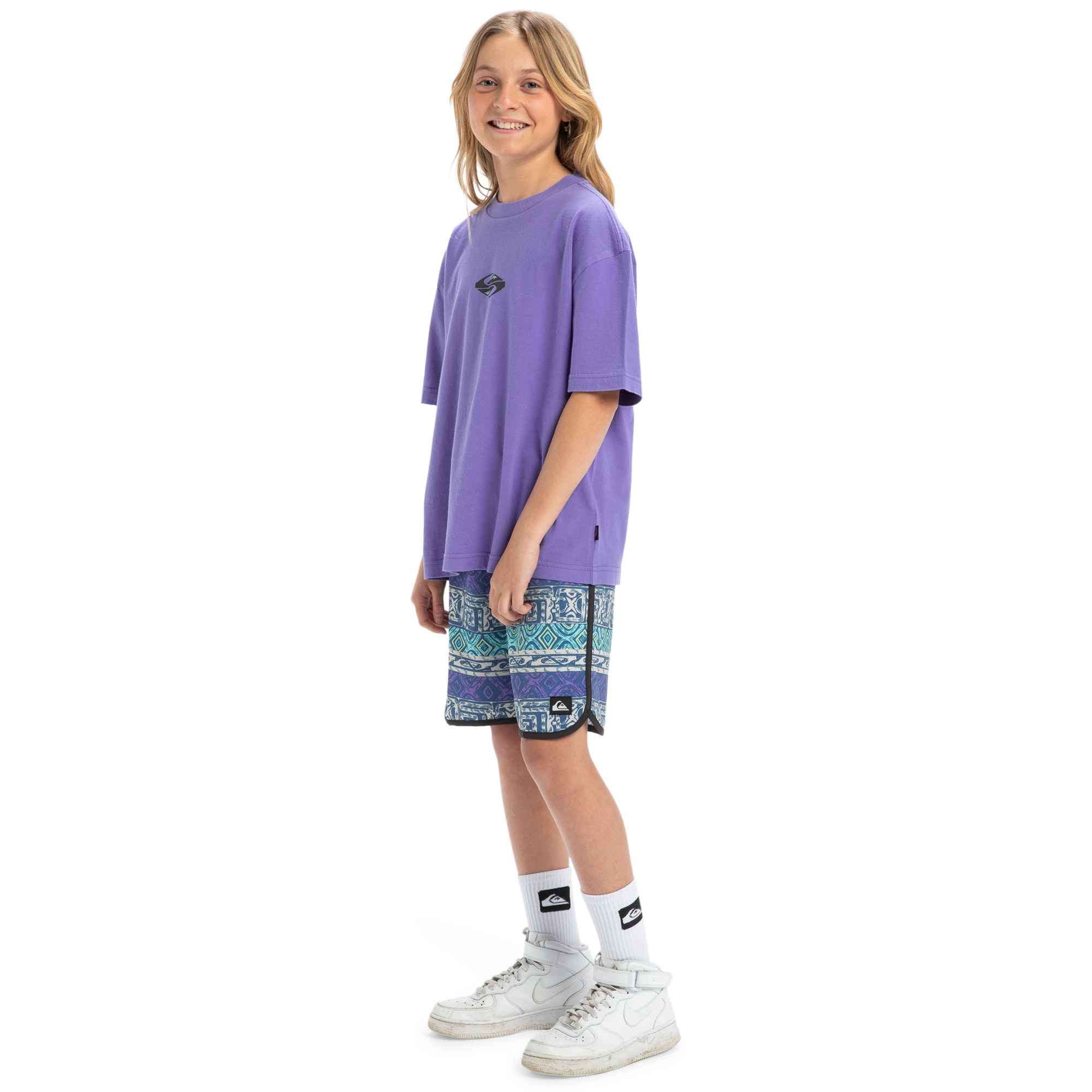Imagen 0 de Bañador de niños Surfsilk Scallop 17" Quiksilver Morado