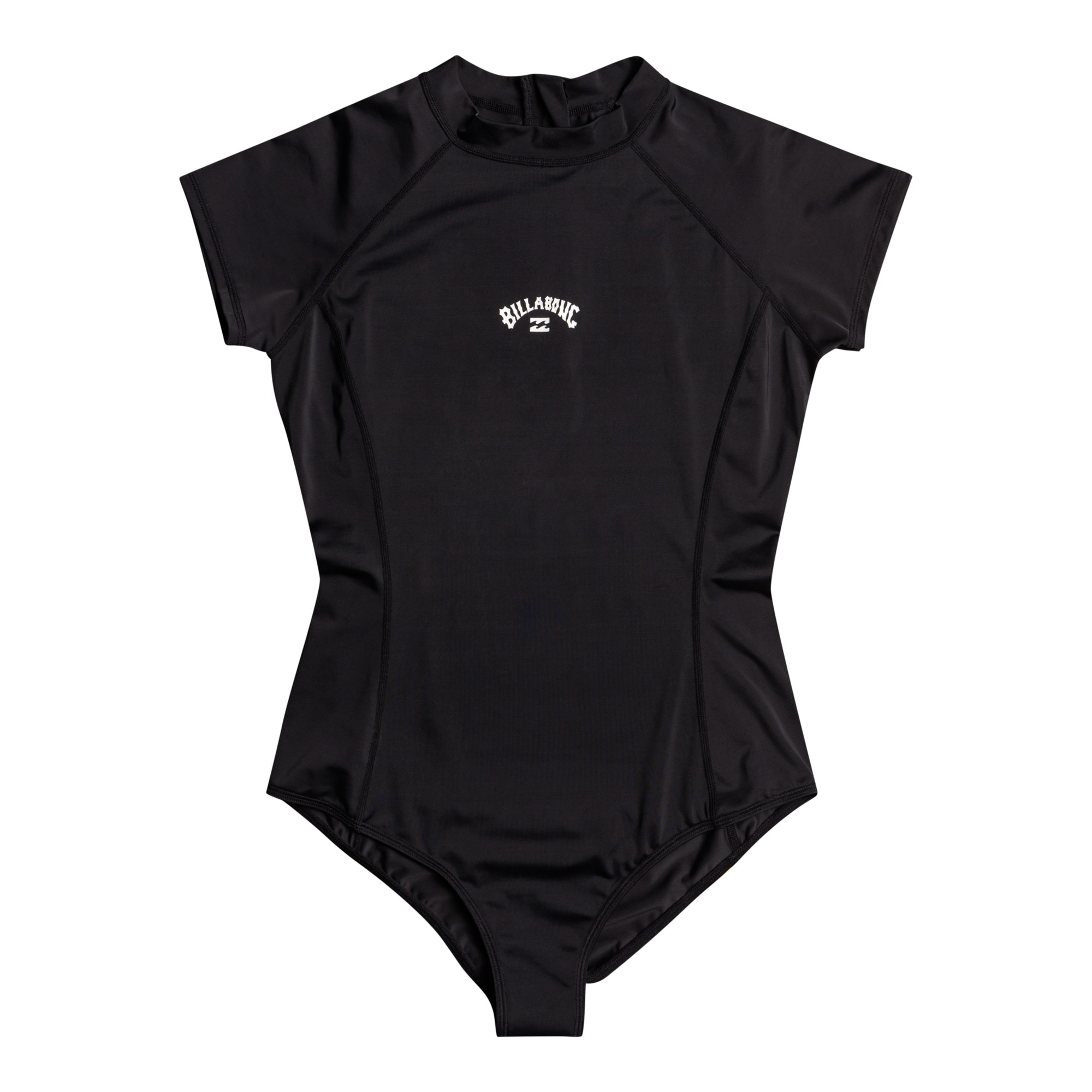 Bañador entero de manga corta de mujer Tropic Billabong - Negro Negro-6