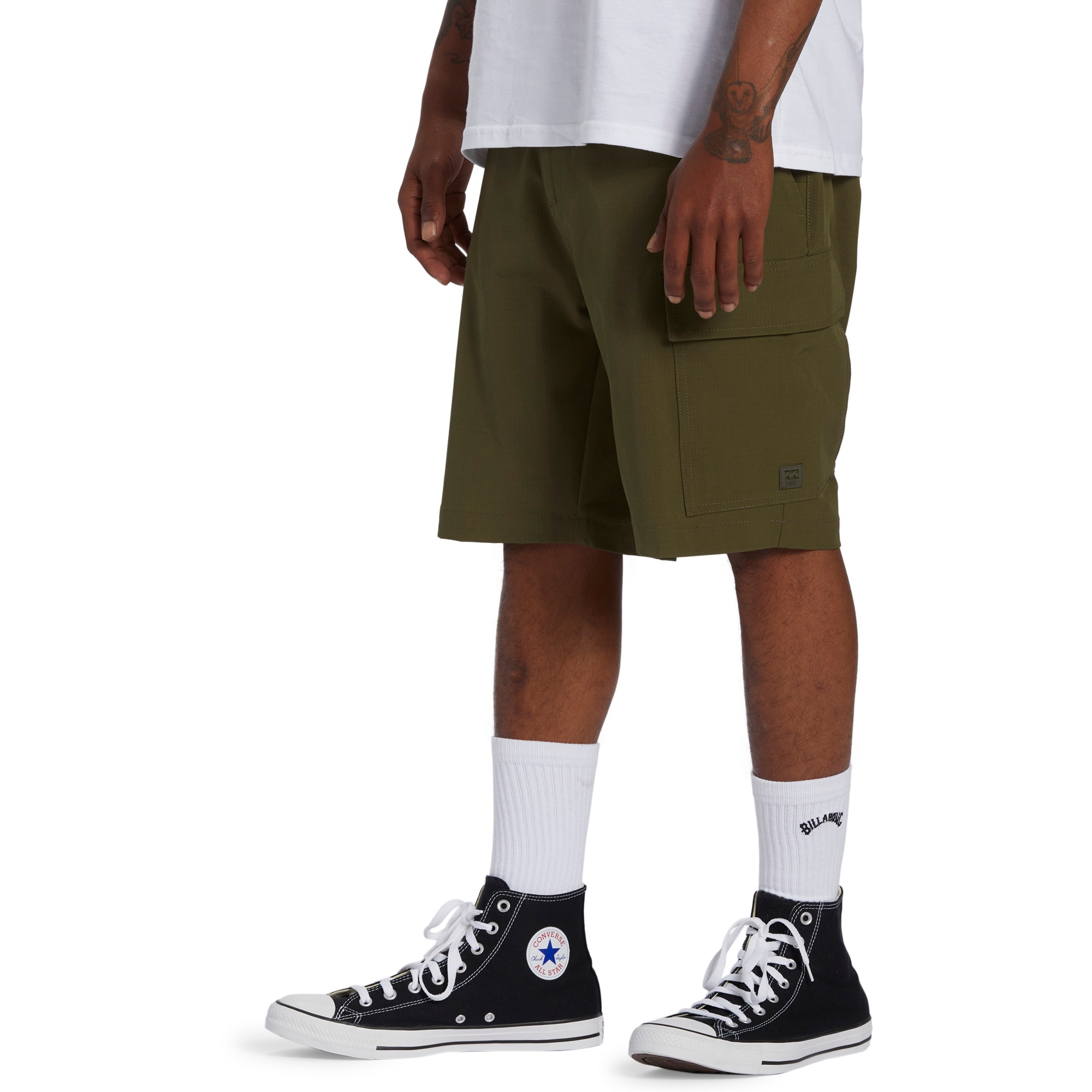 Pantalón corto de hombre Surftrek Transport 19" Billabong - Verde Verde-4