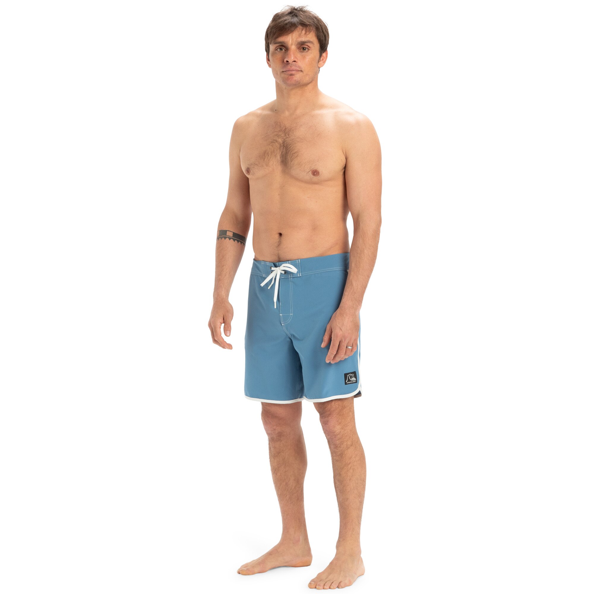 Bañador de hombre Original Scallop 18" Quiksilver - Azul grisáceo Azul grisáceo-6