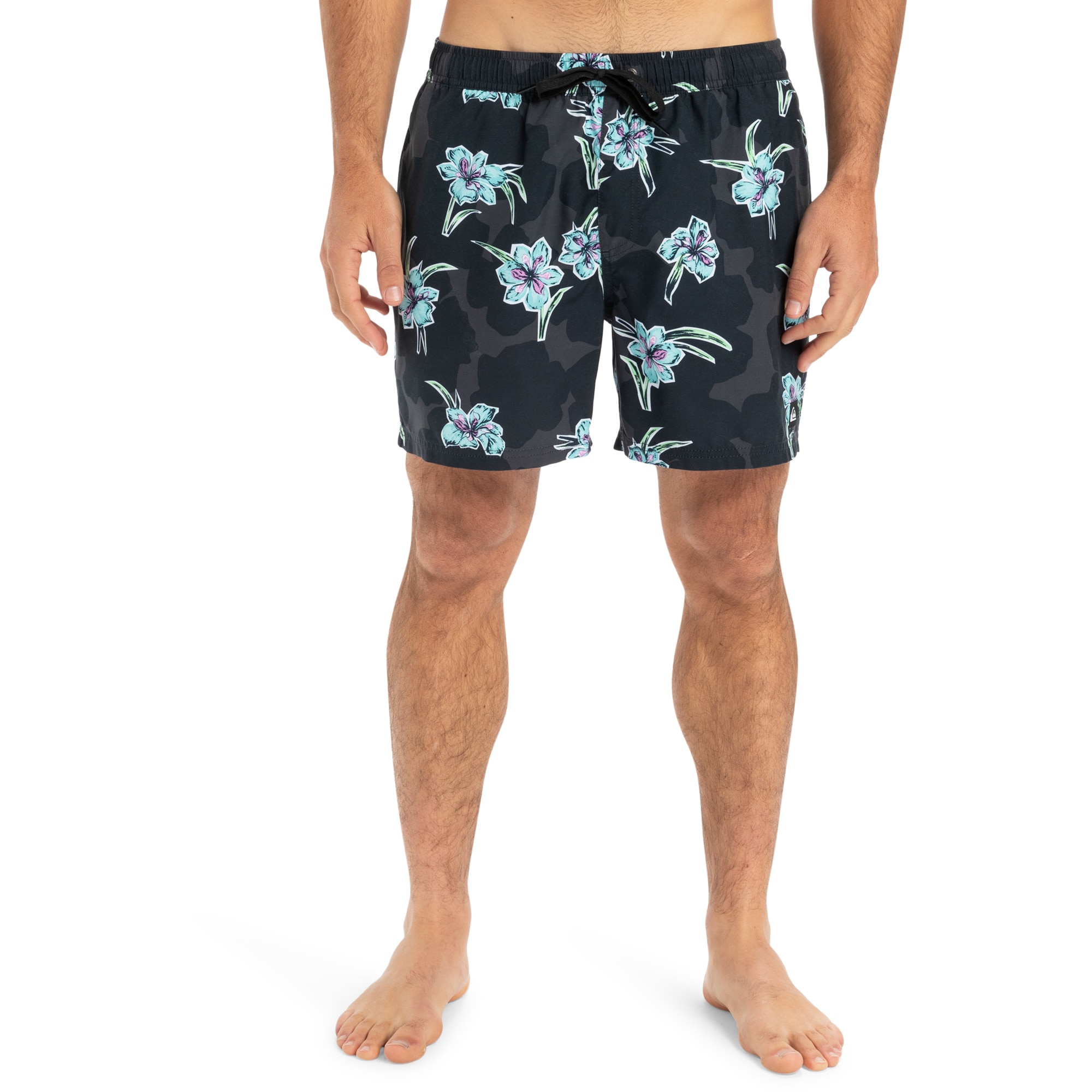 Bañador de hombre Everyday Straight 15" Quiksilver - Negro / Azul Negro / Azul-1