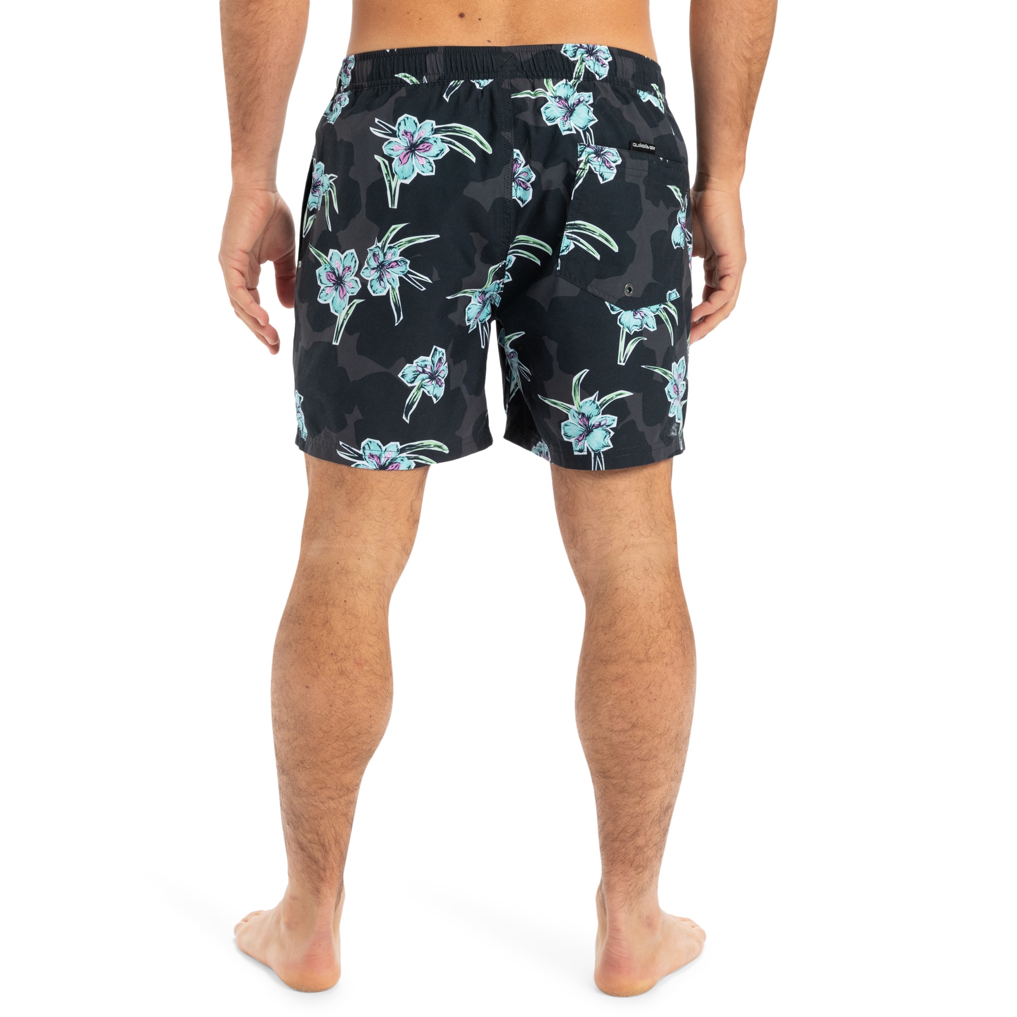Bañador de hombre Everyday Straight 15" Quiksilver - Negro / Azul Negro / Azul-3