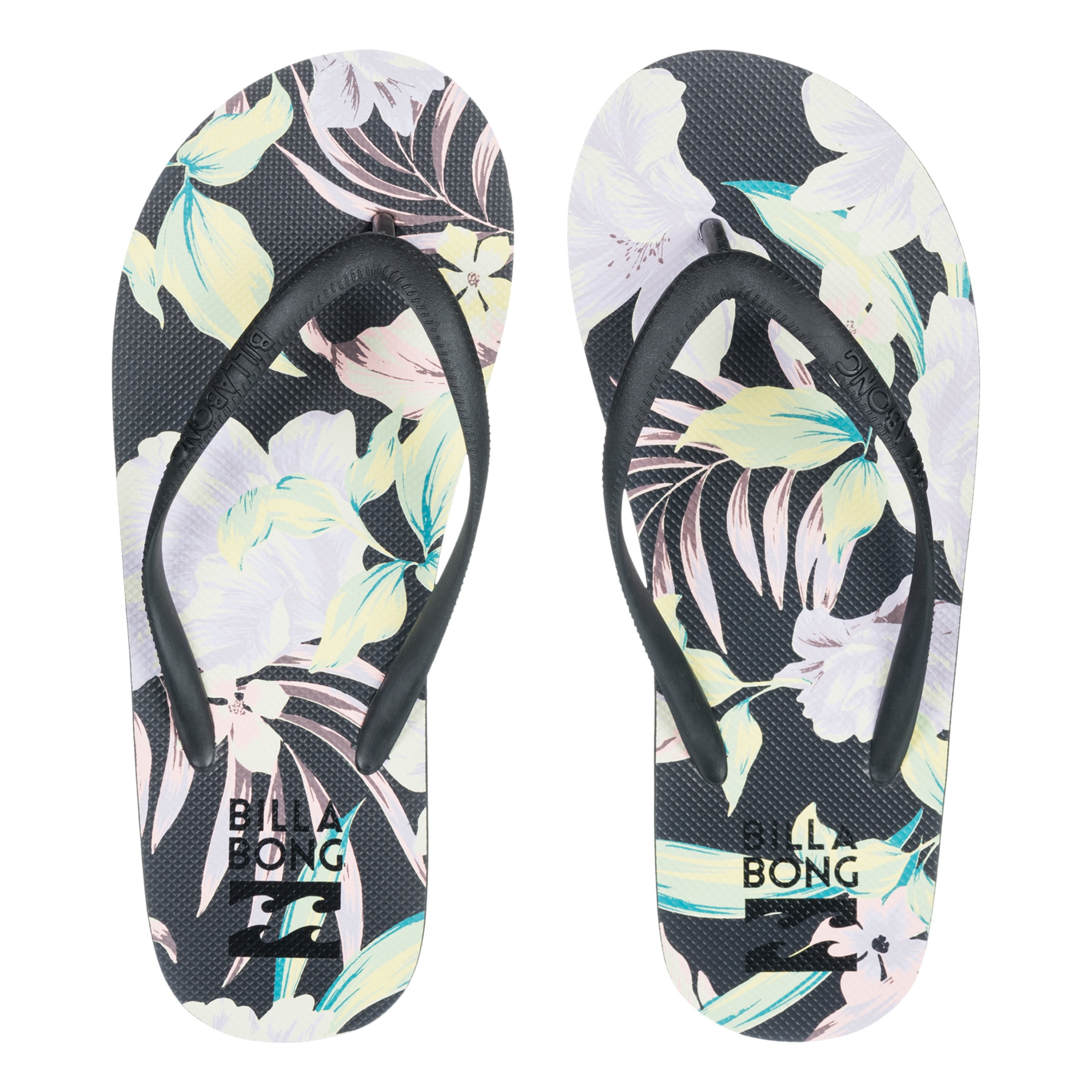 Chanclas de mujer Dama Billabong - Negro / Rosa Negro / Rosa-2