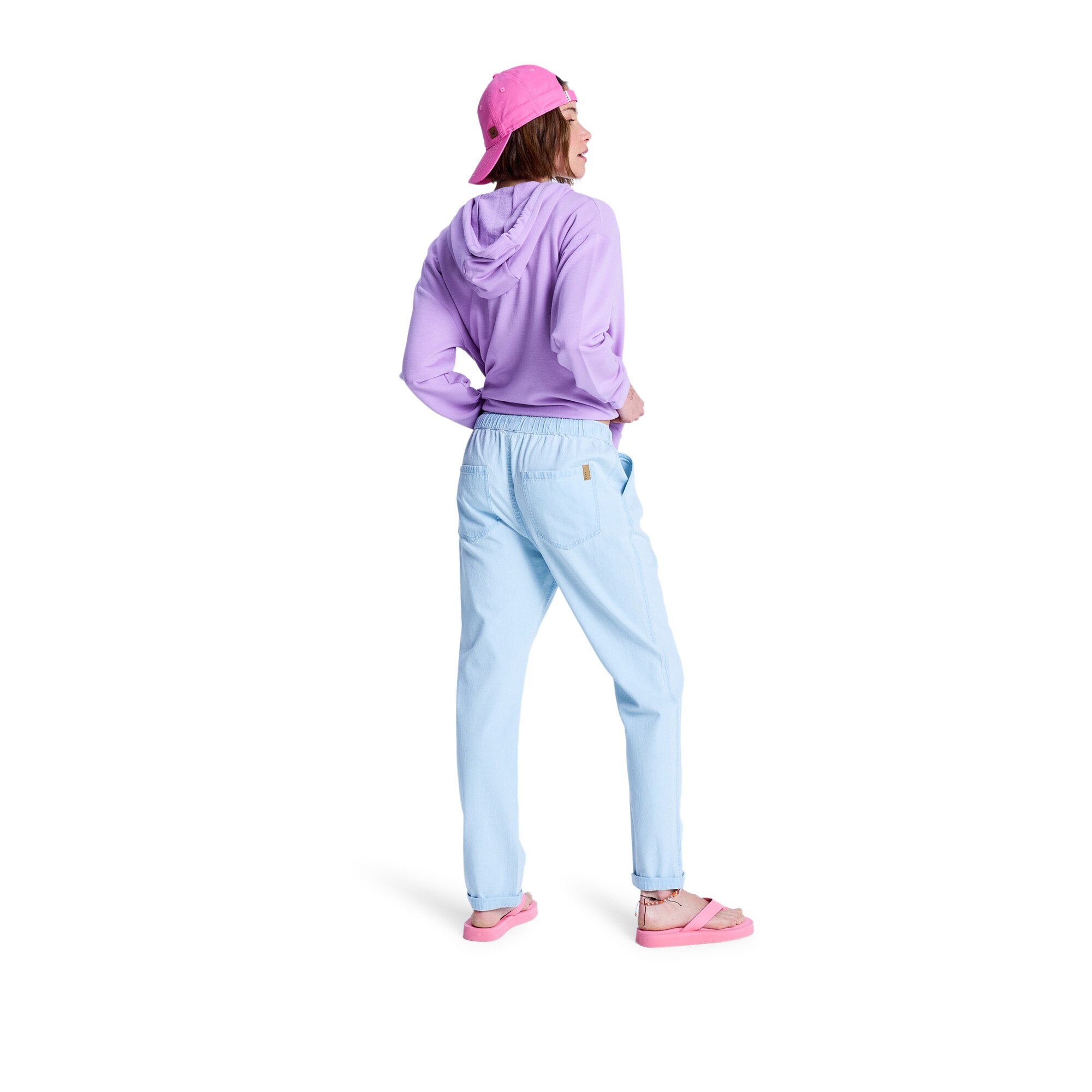 Pantalón de mujer Slow Swell Roxy - Azul claro Azul claro-2