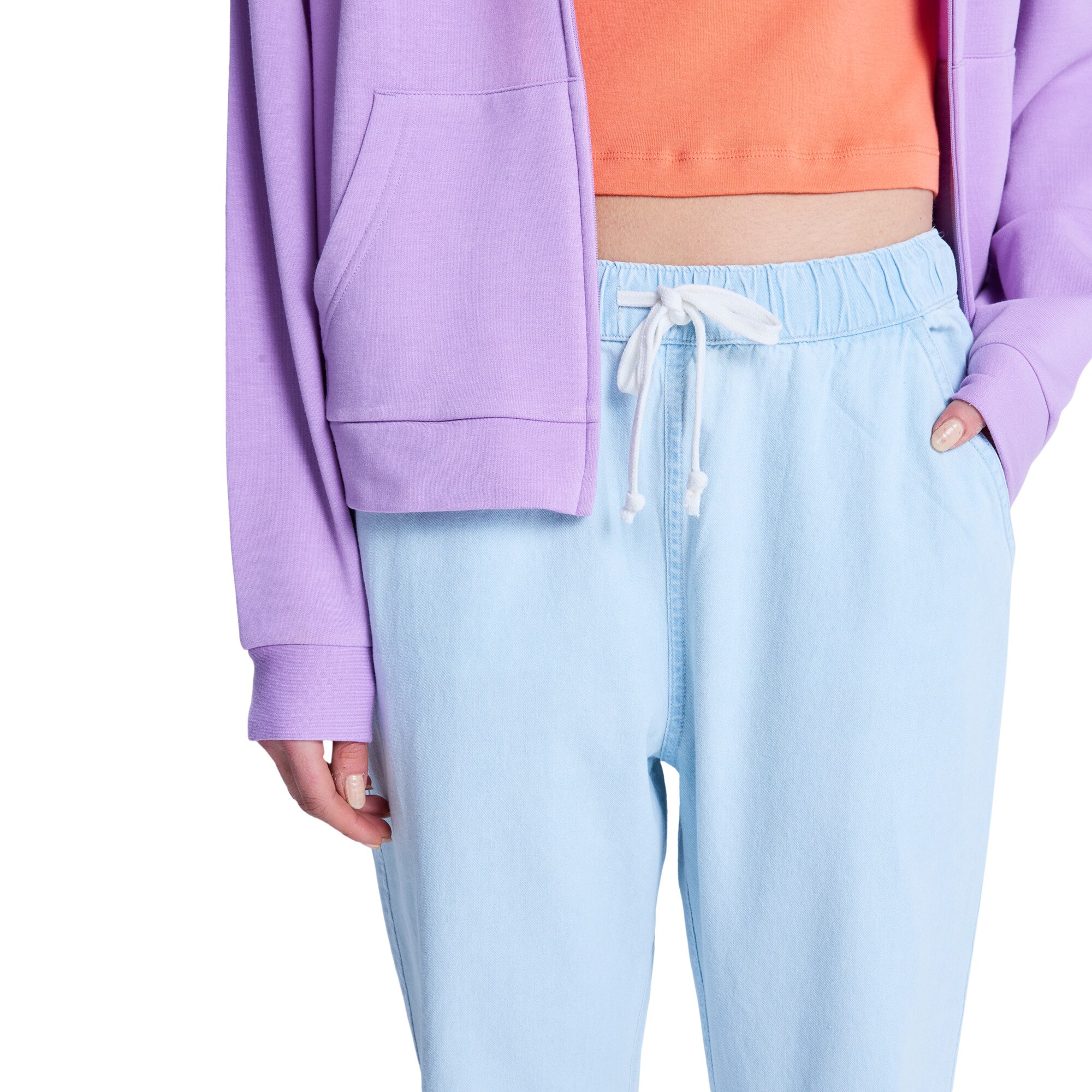 Pantalón de mujer Slow Swell Roxy - Azul claro Azul claro-4