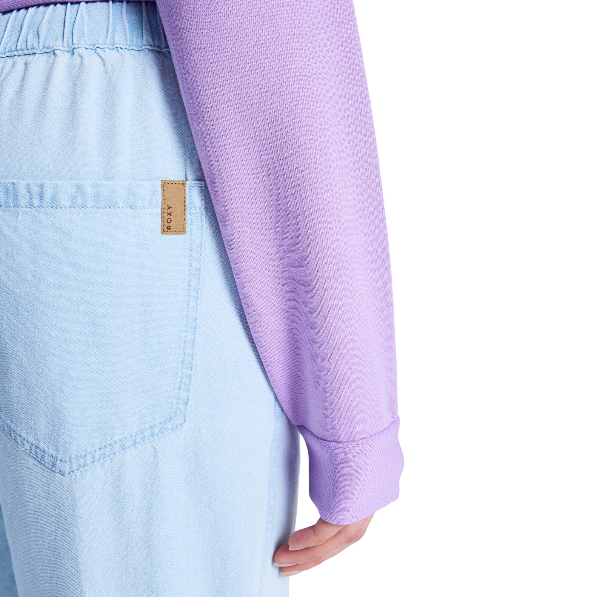 Pantalón de mujer Slow Swell Roxy - Azul claro Azul claro-6