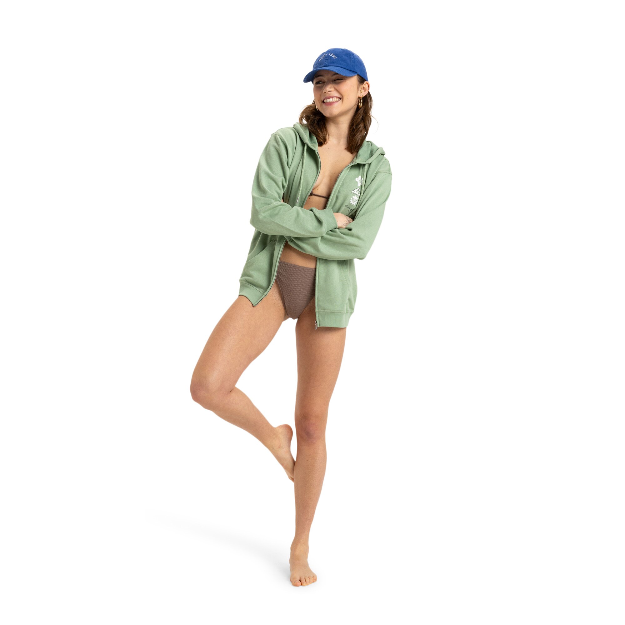 Chaqueta de mujer Surf Stoked Roxy - Verde Verde-5