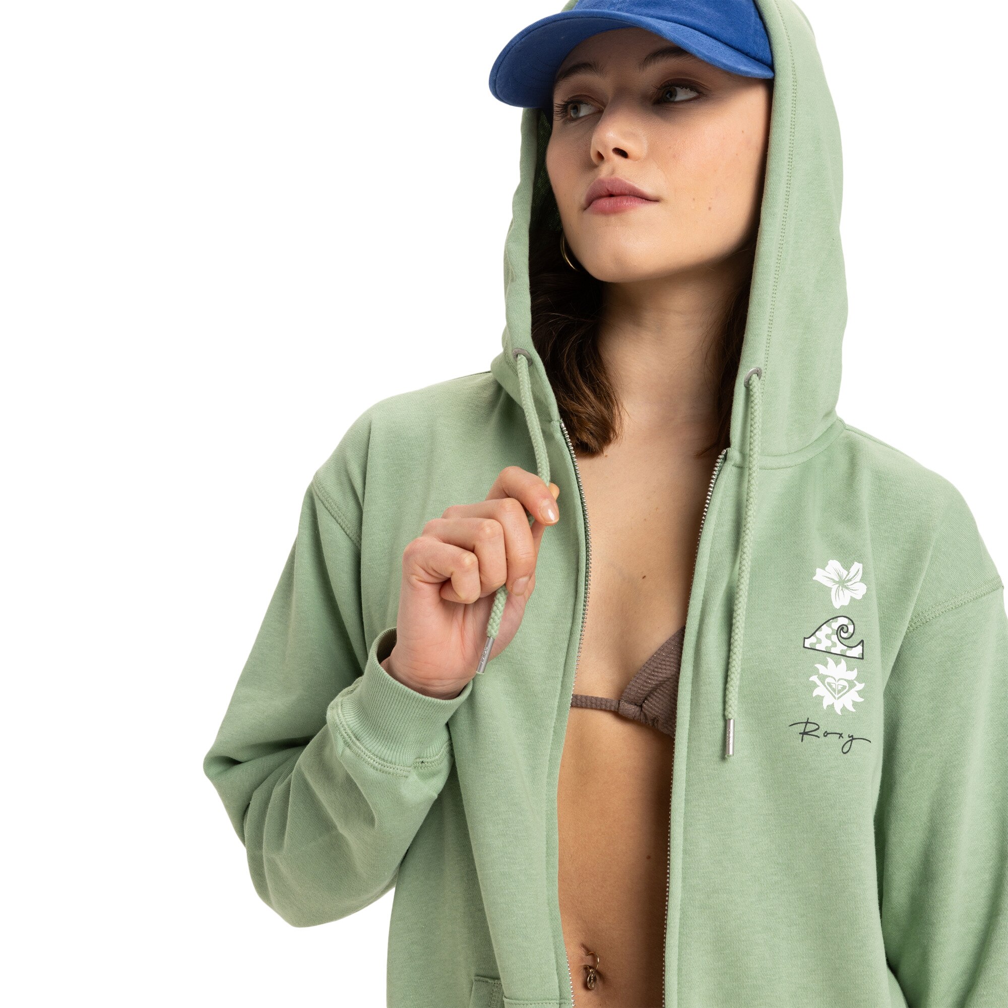 Chaqueta de mujer Surf Stoked Roxy - Verde Verde-6
