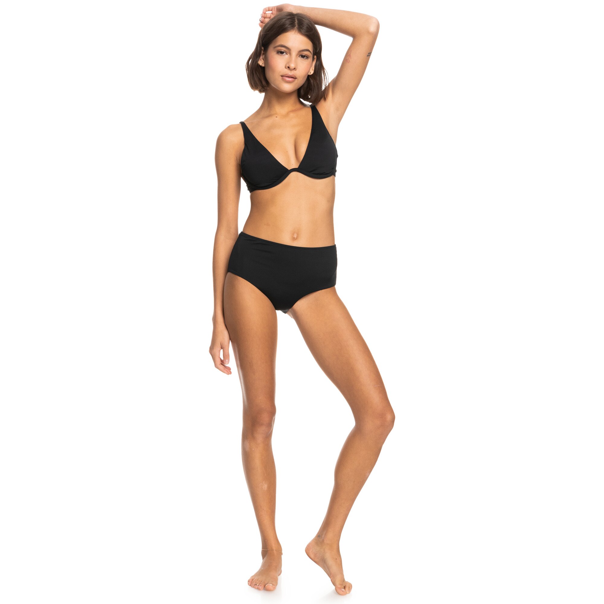 Braga de bikini de mujer Beach Classics Roxy - Negro Negro-5