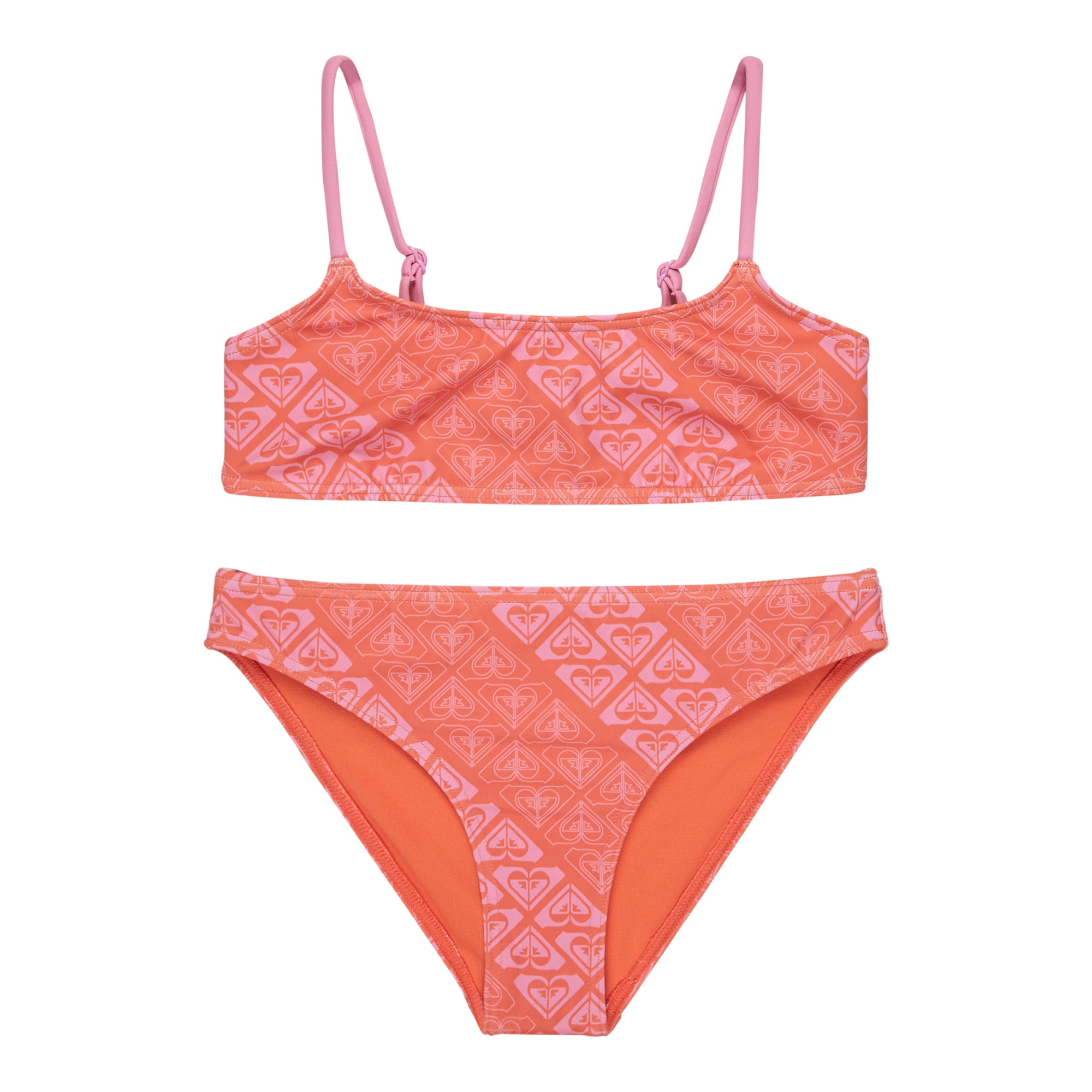 Roxy Conjunto de Baño de Dos Piezas de niños Heart N Soul Naranja