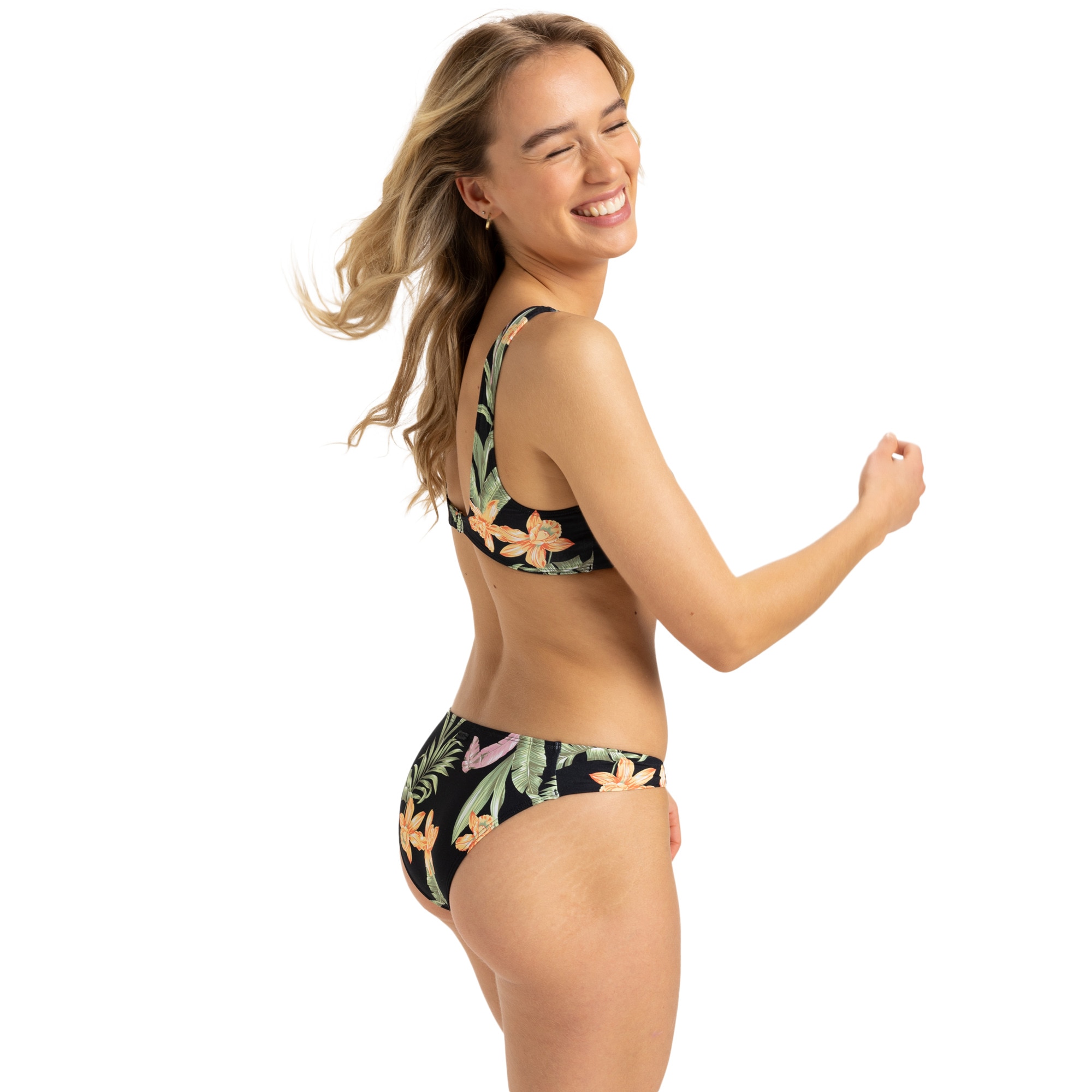 Braga de bikini de mujer Pt Beach Classics Roxy - Negro Negro-4