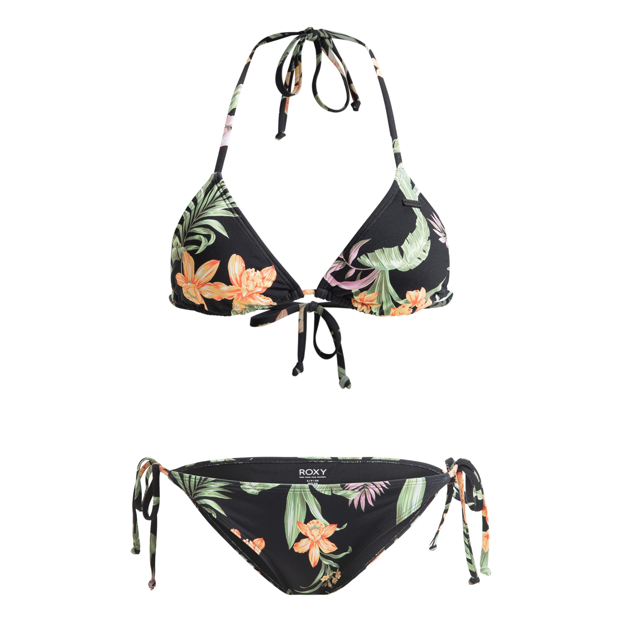 Roxy Conjunto de Baño de Dos Piezas de mujer Pt Beach Classics Negro