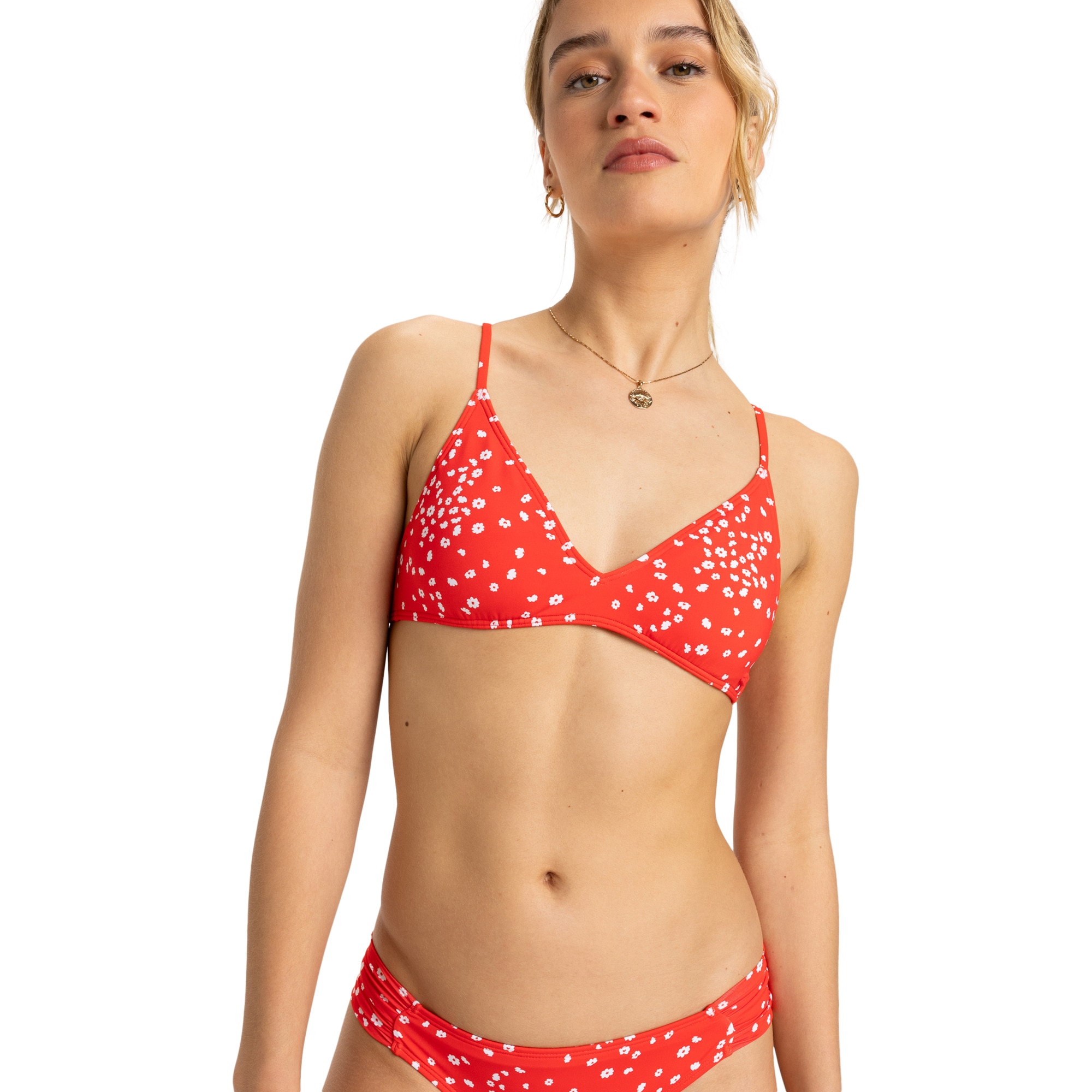 Roxy Top de mujer Pt Beach Classics Rojo