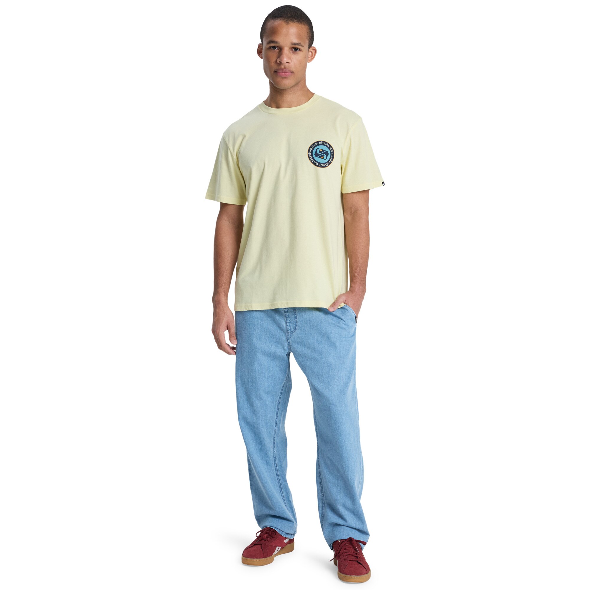 Vaquero de hombre Taxer Regular Denim Quiksilver - Azul Azul-5