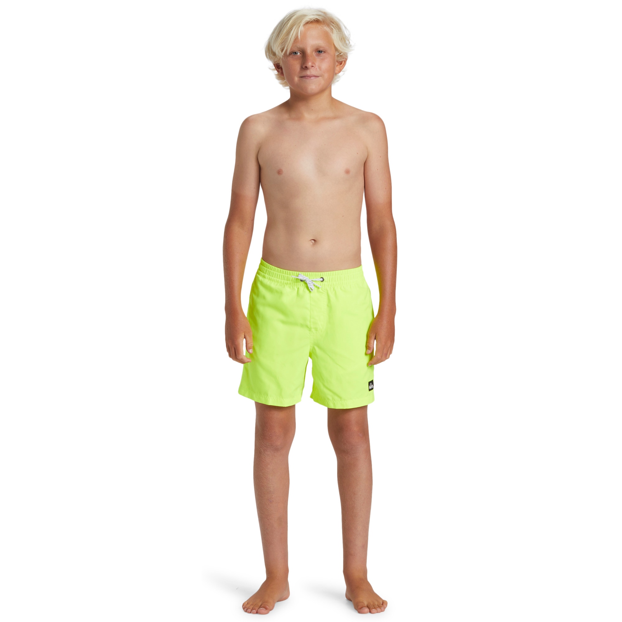 Short de Natación de niños Everyday Solid 14" Quiksilver - Amarillo Amarillo-5
