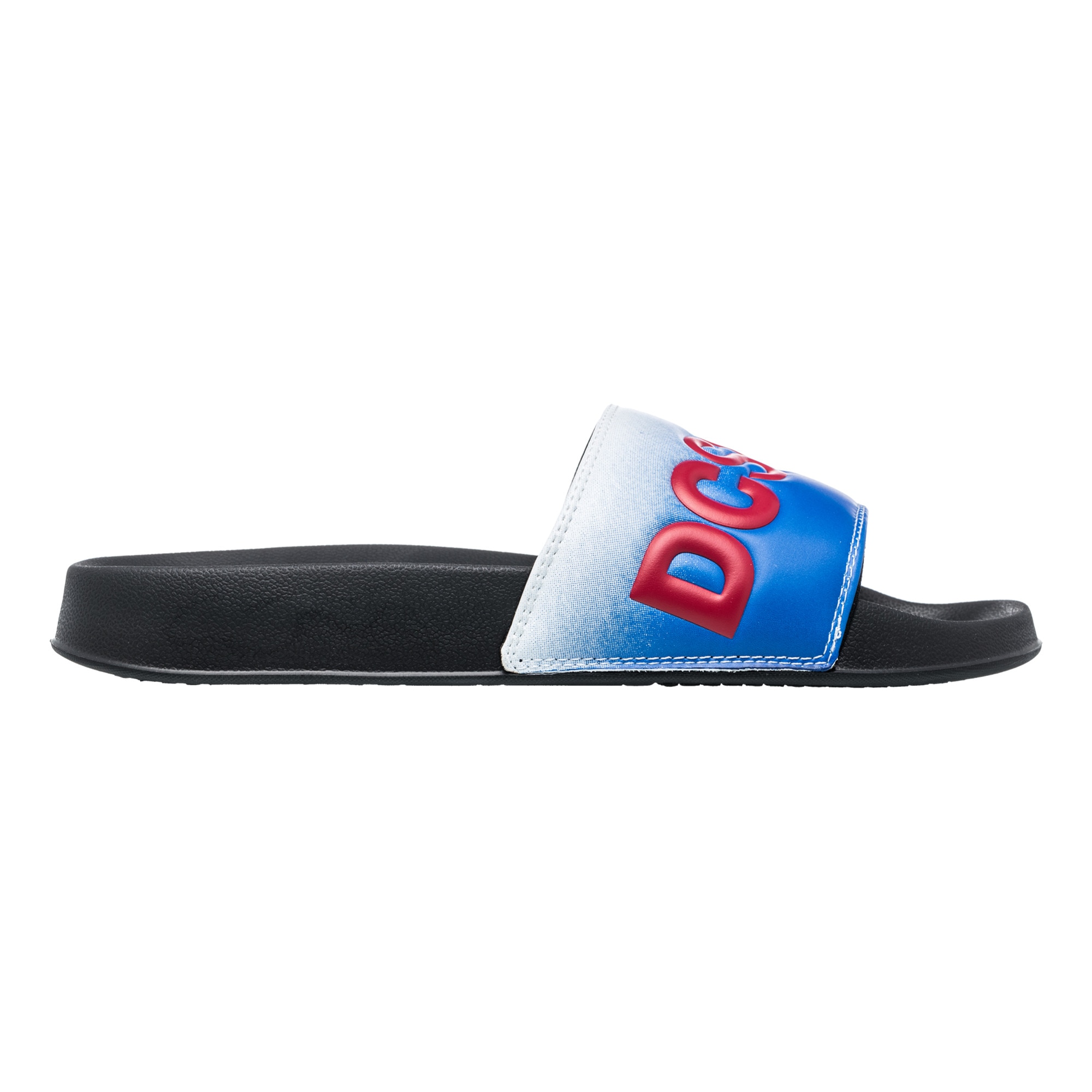 DC Shoes Chanclas de hombre DC Slide SE Azul/Magenta
