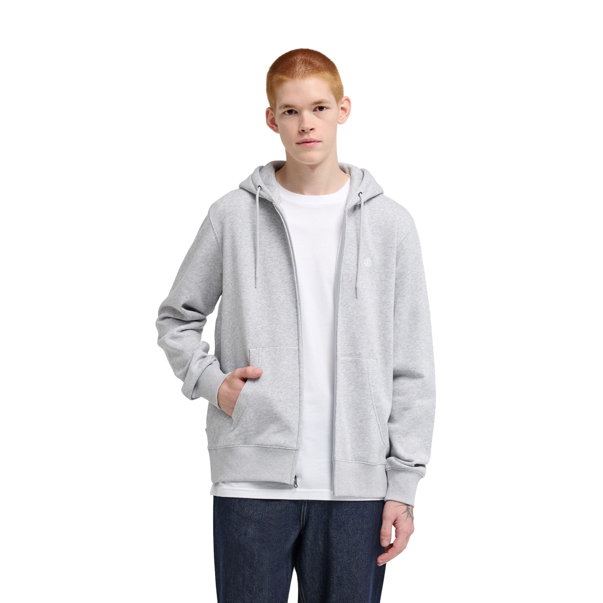 Sudadera de hombre Icon Embroidery Element - Gris Gris-3