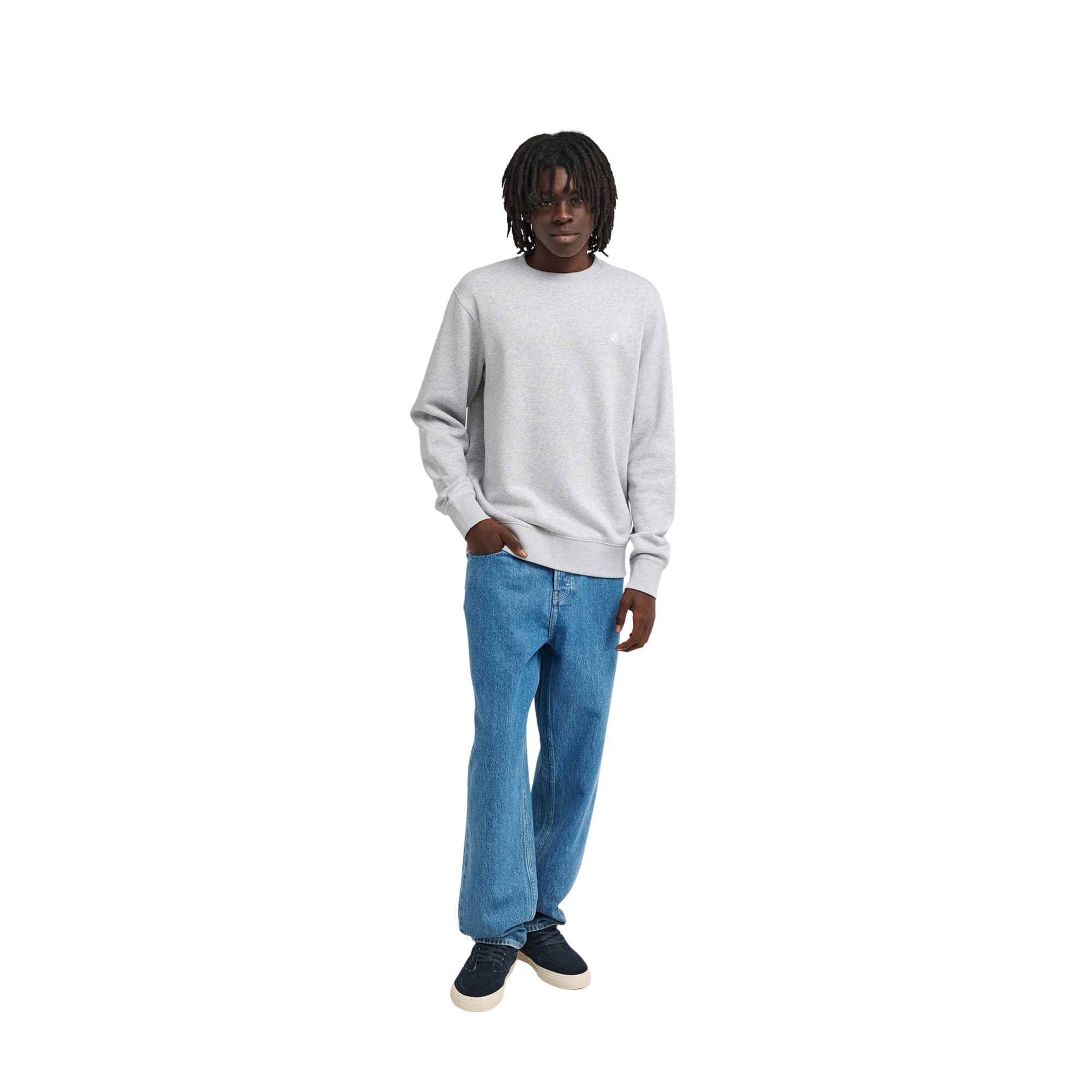 Sudadera de hombre Icon Embroidery Cr Element - Gris Gris-5