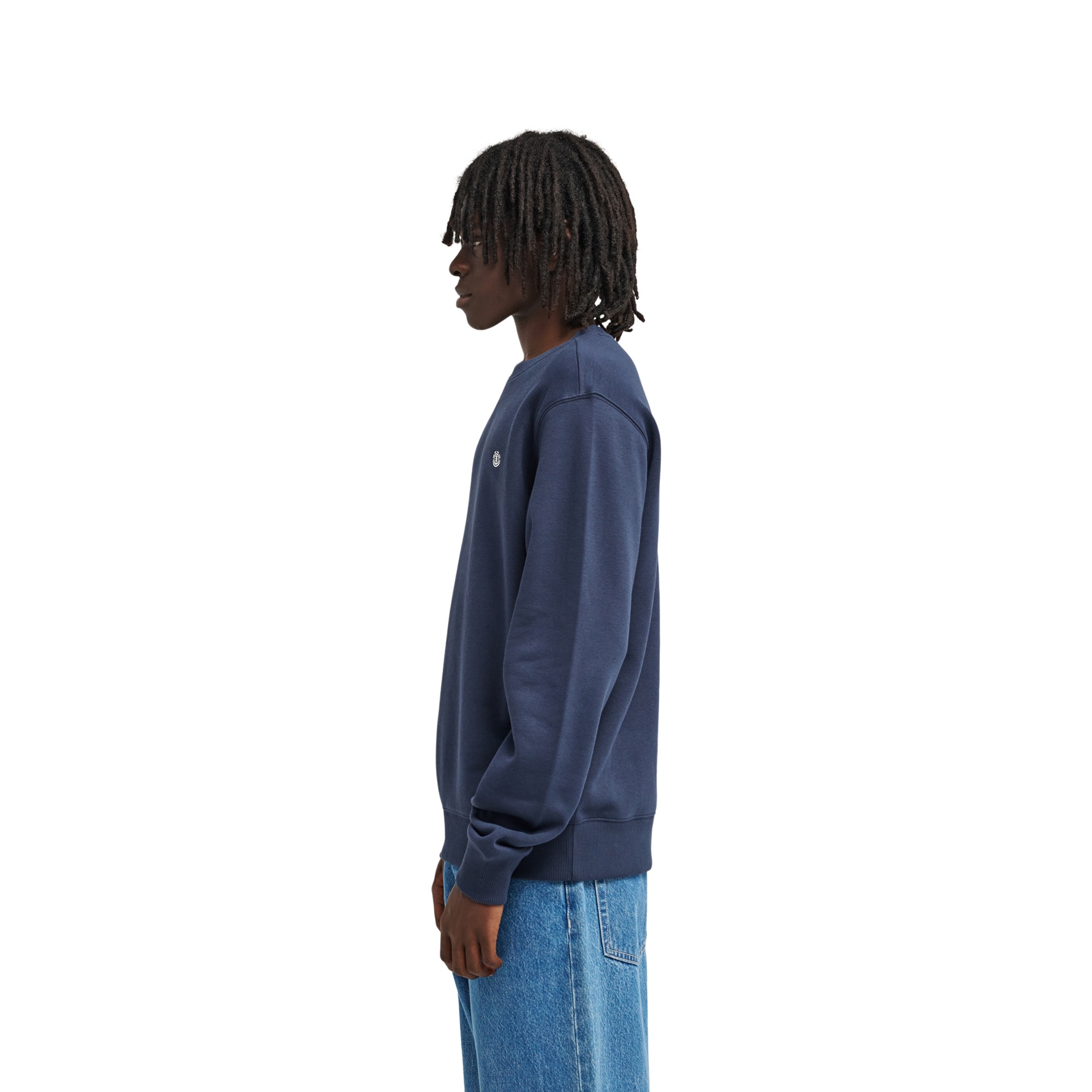 Sudadera de hombre Icon Embroidery Cr Element - Azul oscuro Azul oscuro-3