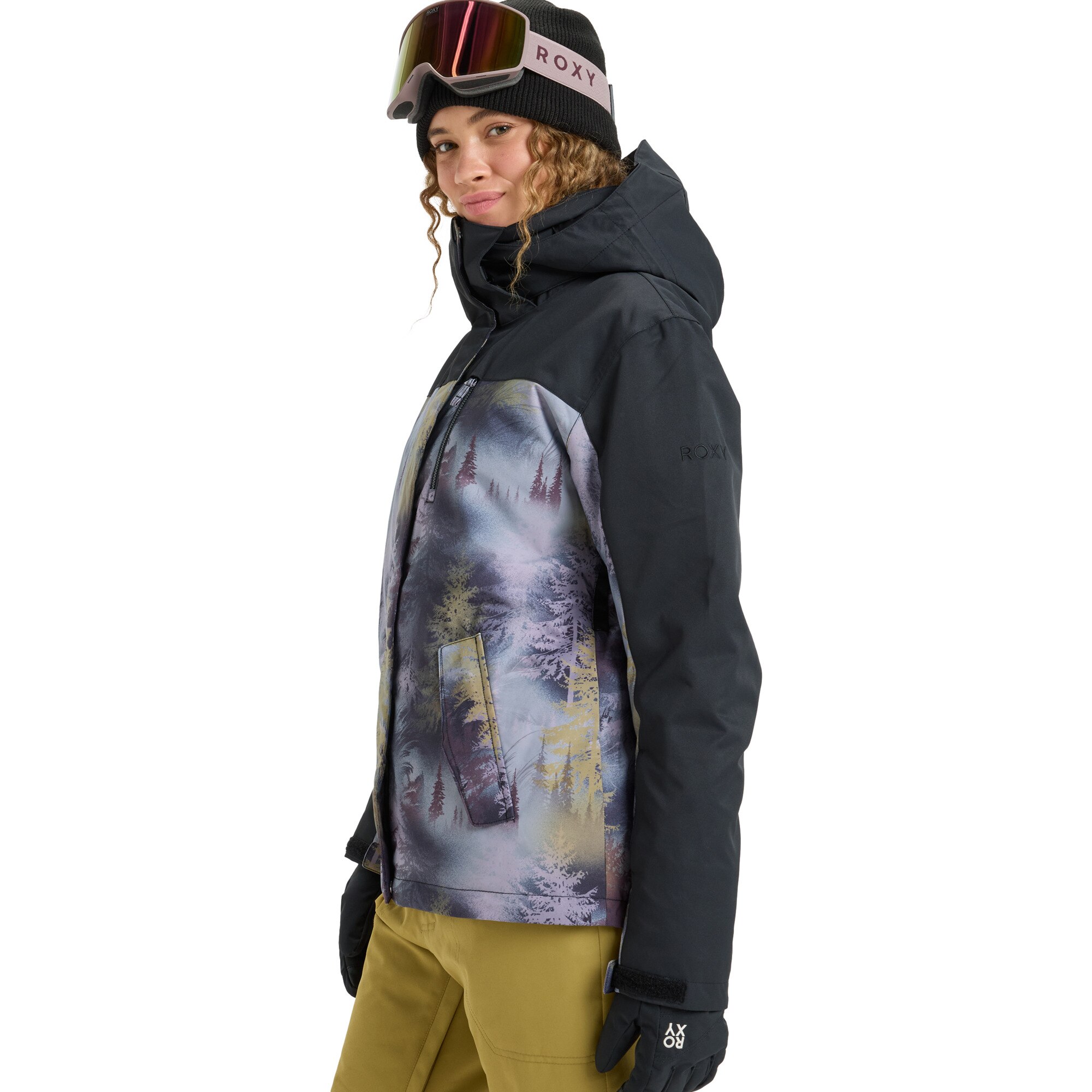 Chaqueta de mujer Roxy Jetty Block Roxy - Gris Gris-3
