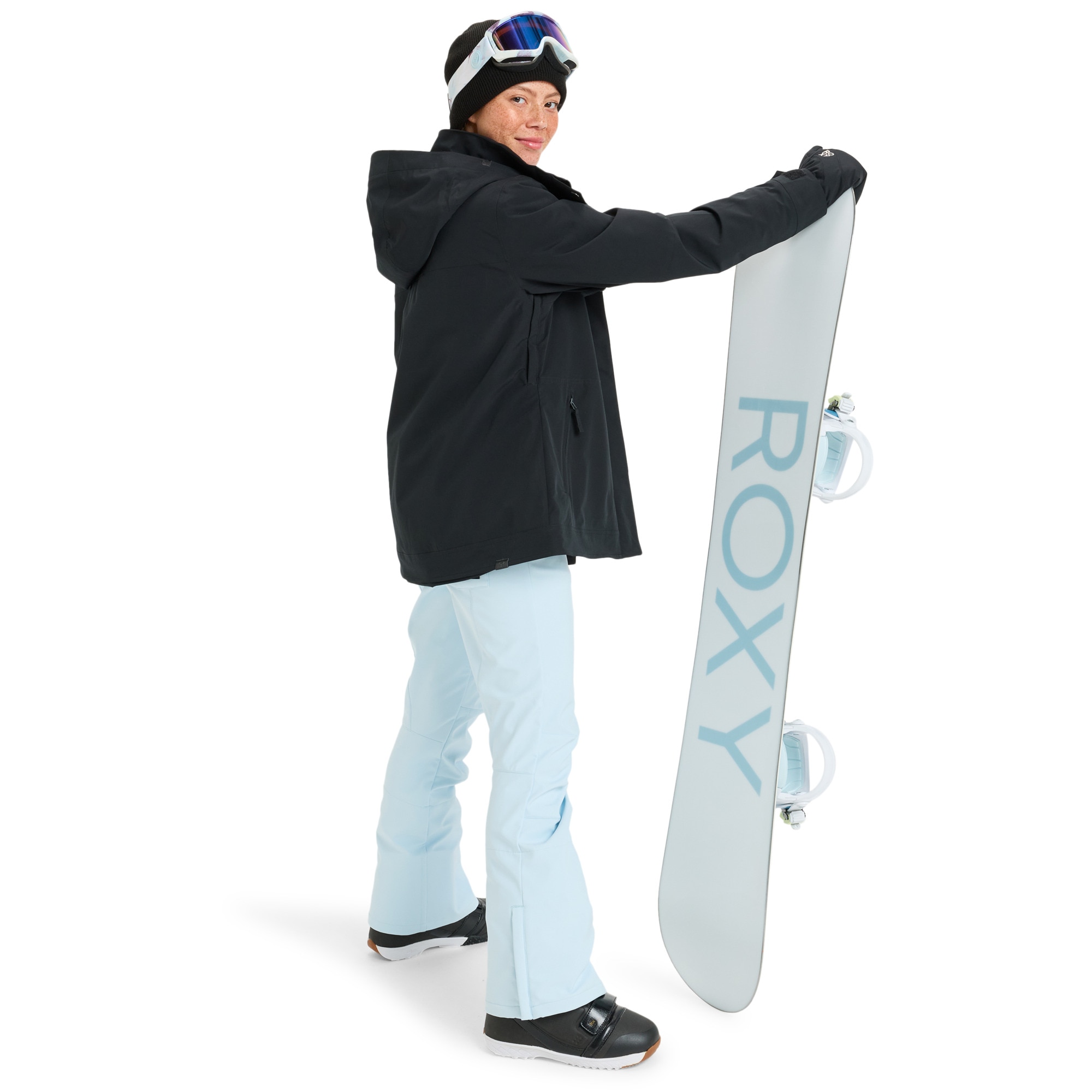 Pantalón de mujer Rising High Roxy - Azul Azul-5