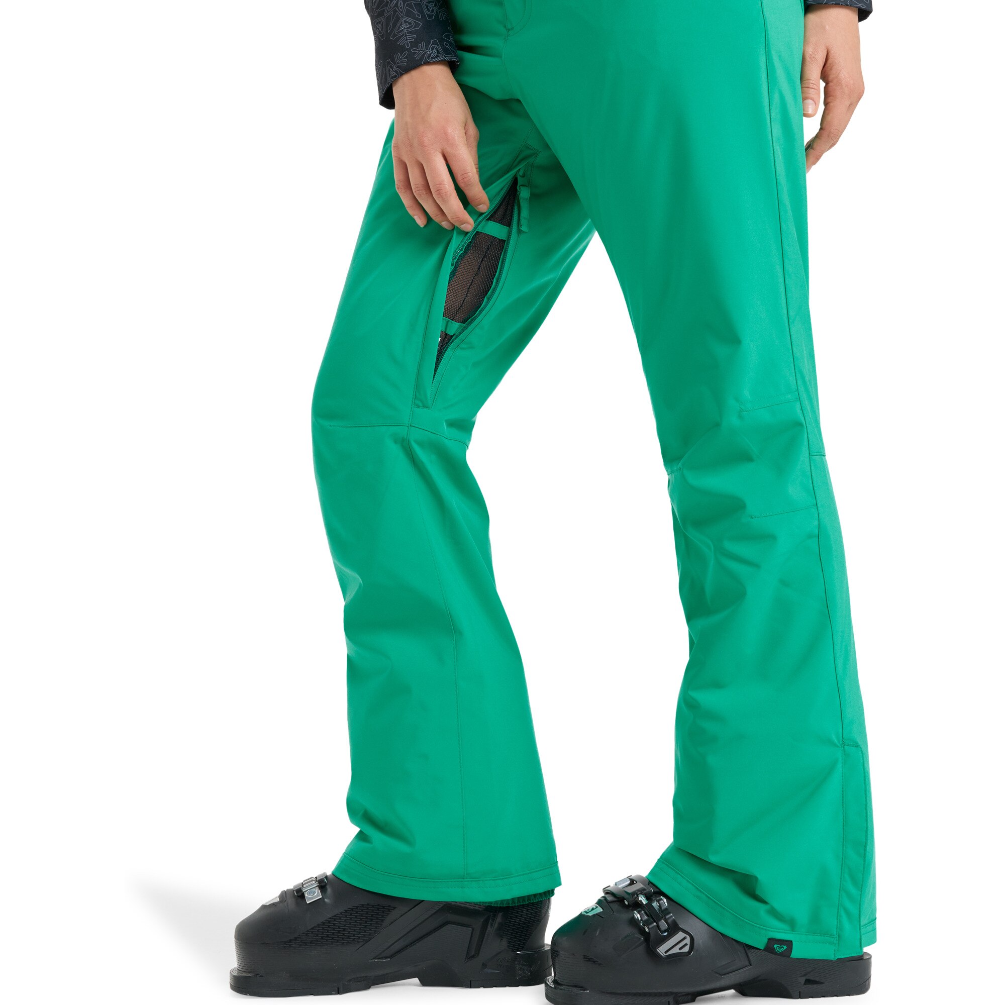 Pantalón de mujer Backyard Roxy - Blanco Verde-6